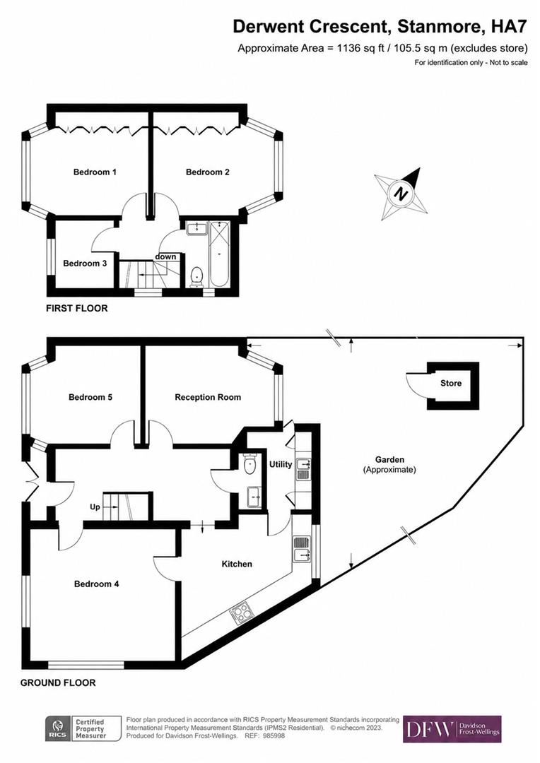 27, Derwent Crescent, Stanmore floorplan