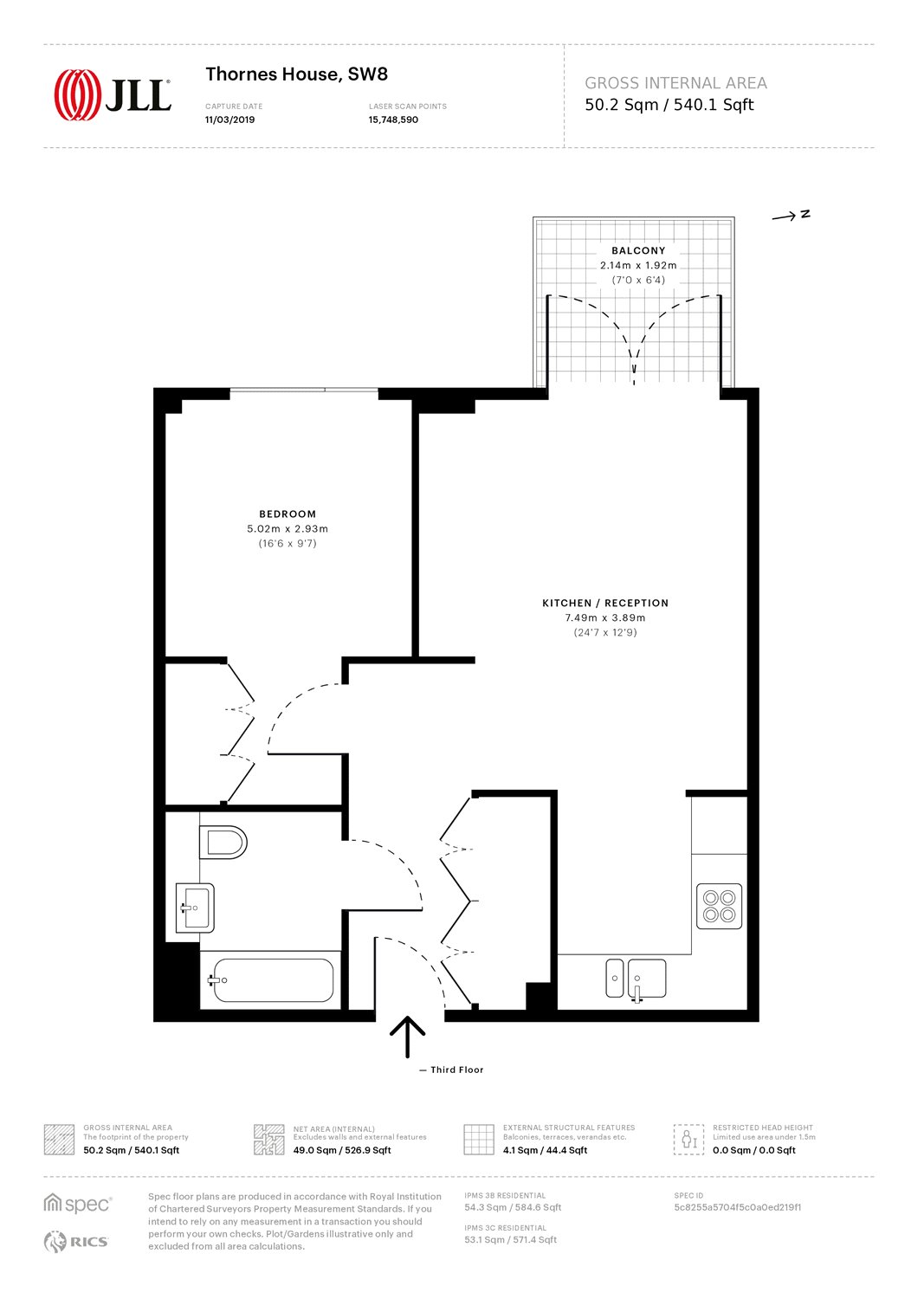 1 Bedrooms Flat to rent in Charles Clowes Walk, The Residence, London SW11