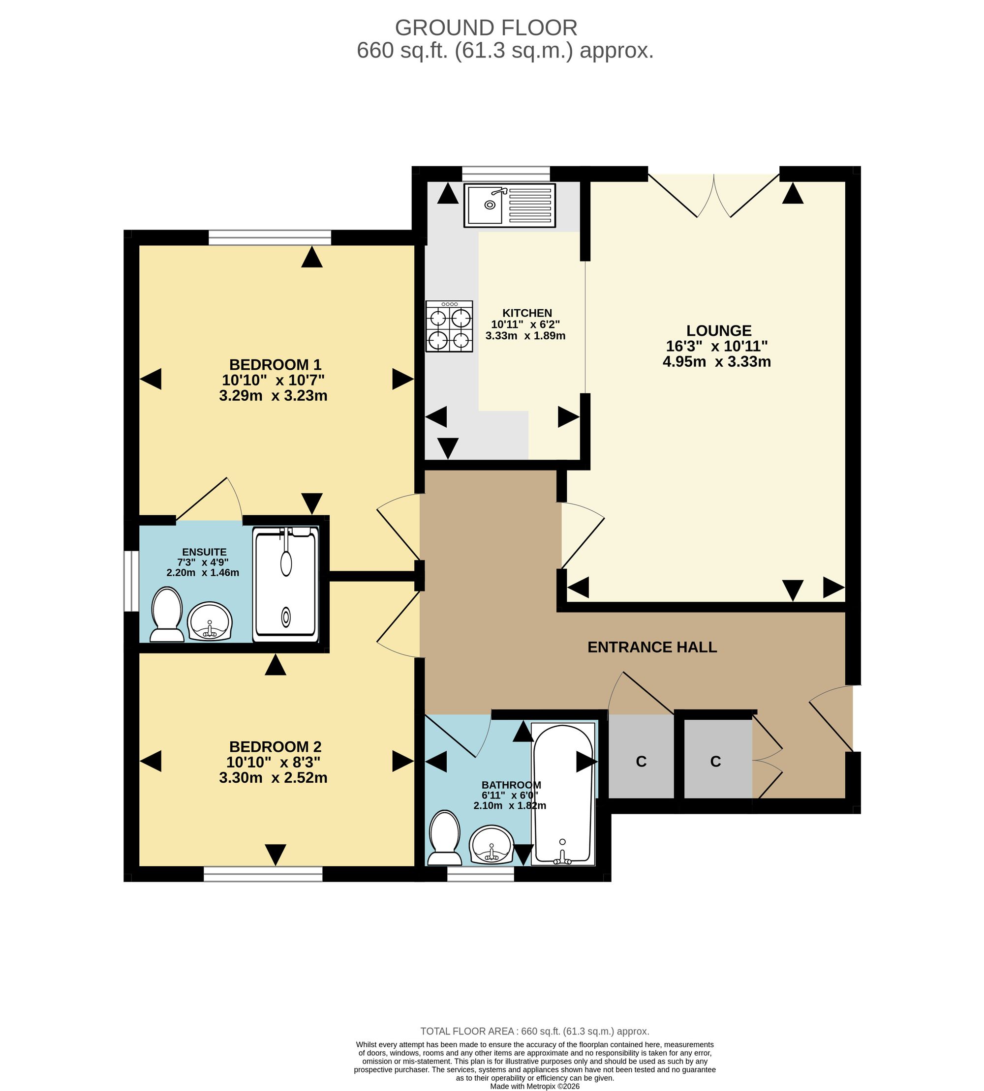 13 Abelyn Avenue, Sittingbourne floorplan