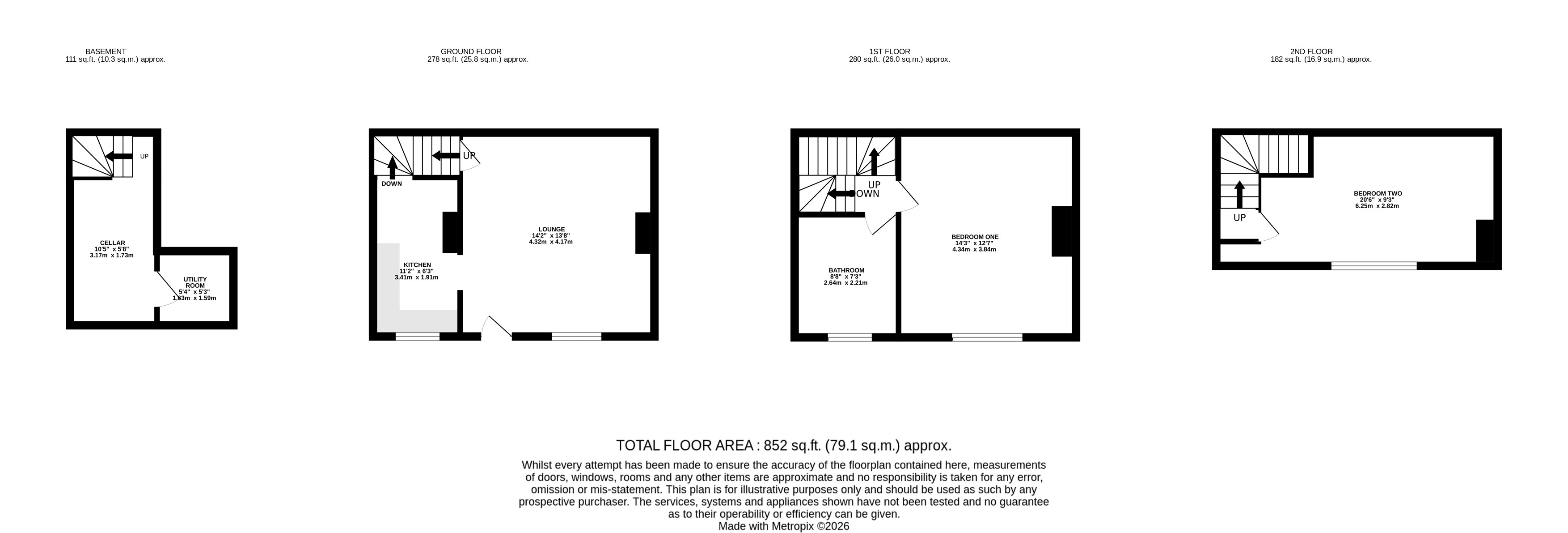 21, Eggleston Street, Rodley, West Yorkshire floorplan