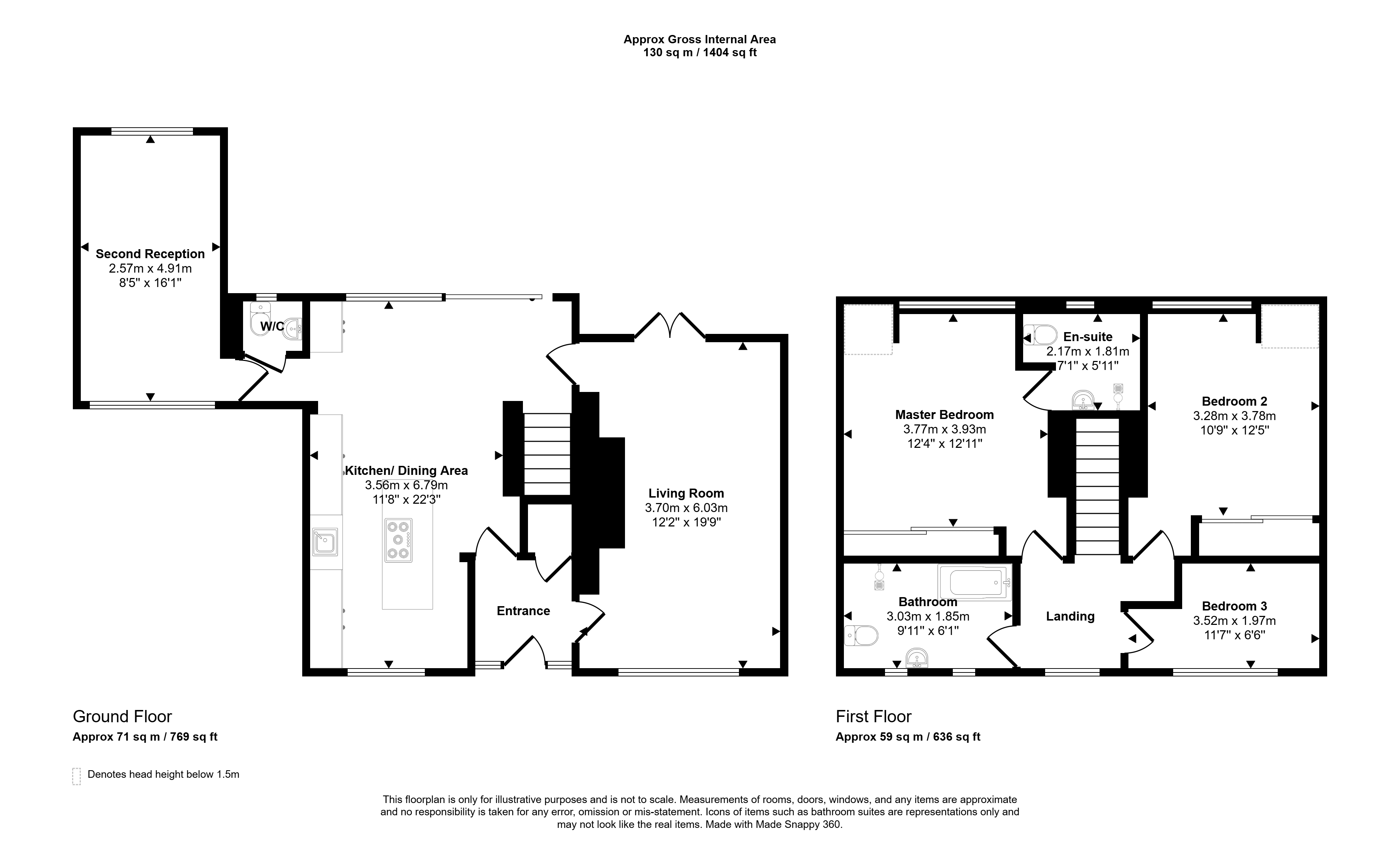 51, Barley Mill Road, Consett floorplan