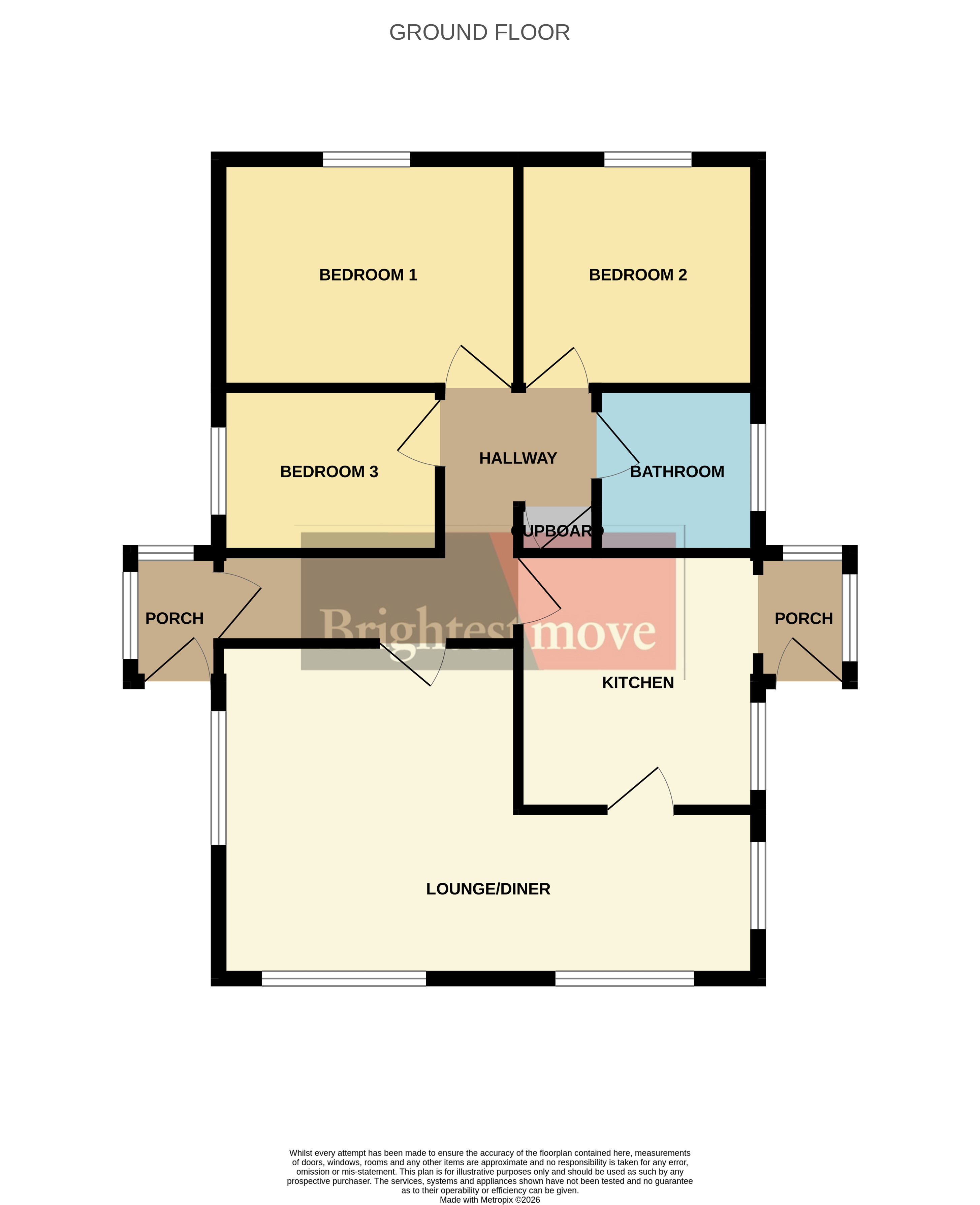 120, Conifer Way, Locking, Weston-super-Mare floorplan