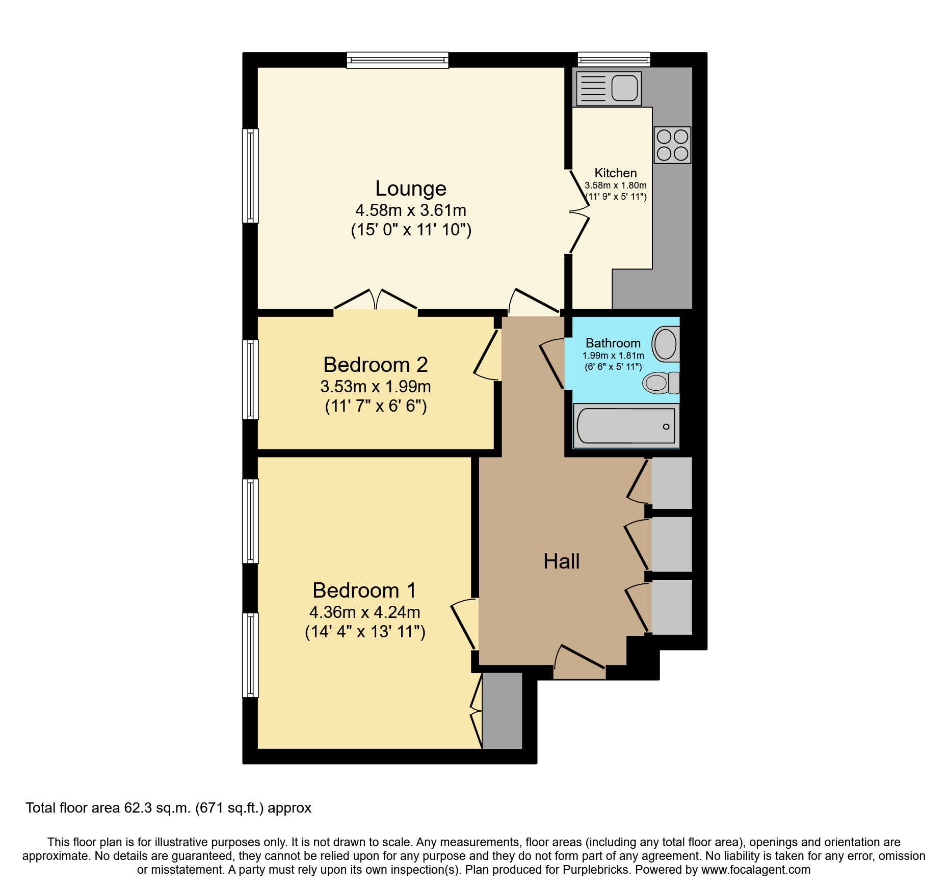 Willow Grange, Tilley Close, Rochester, ME3 floorplan