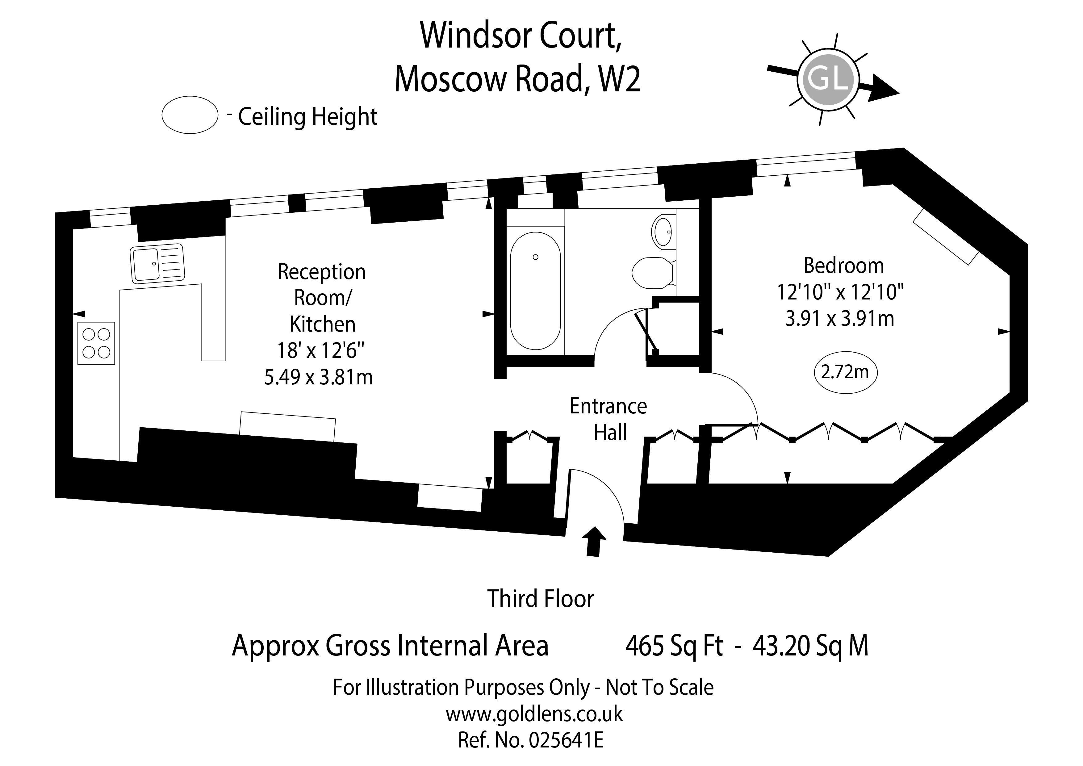 1 bed flat for sale in Windsor Court, Moscow Road W2 68581478 Zoopla