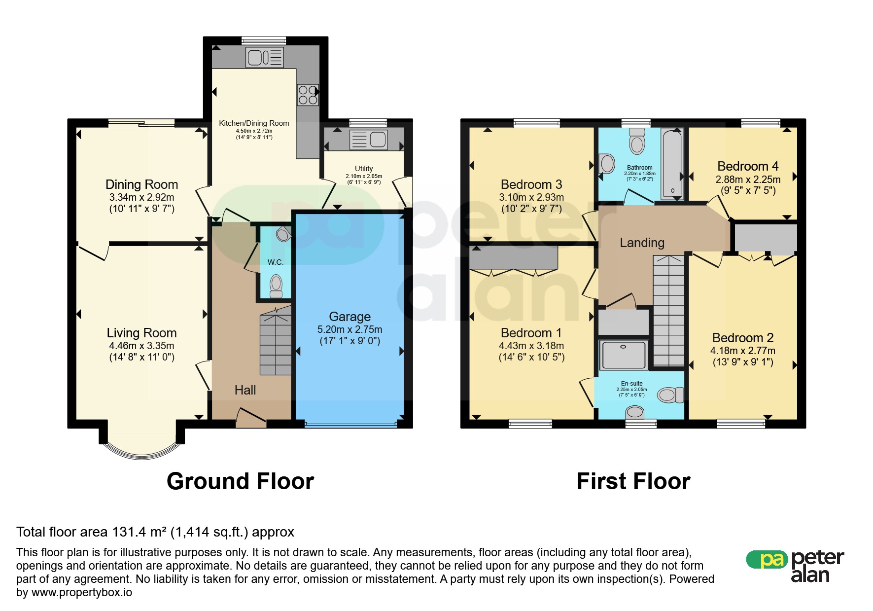52, Glas Y Gors, Aberdare floorplan
