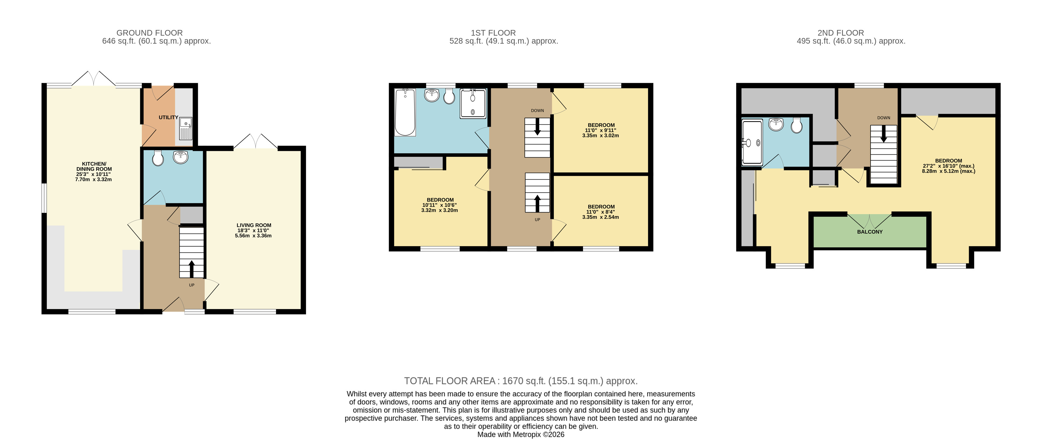 12, Forrester Walk, Oakgrove floorplan