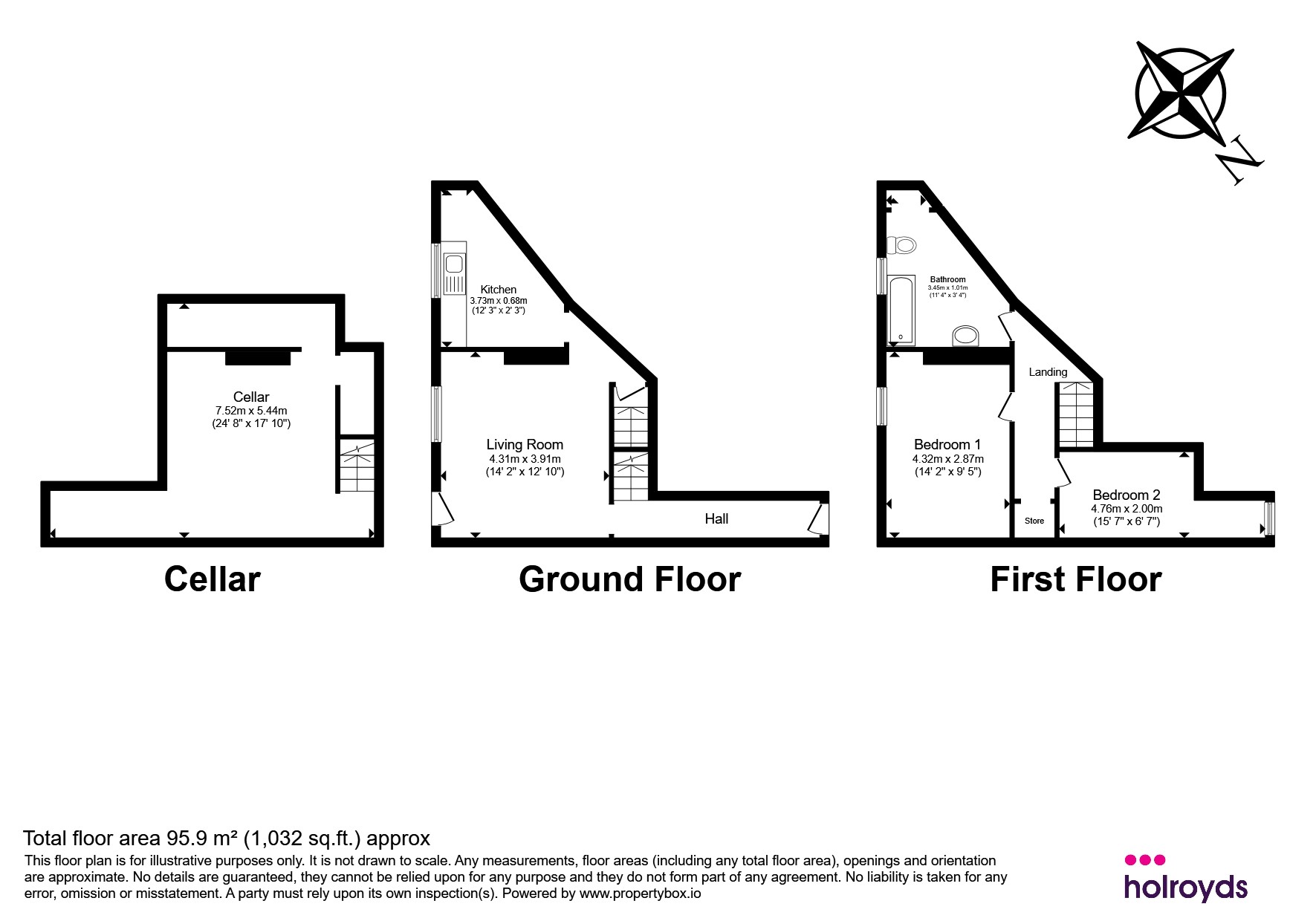 57, Belgrave Road, Keighley floorplan