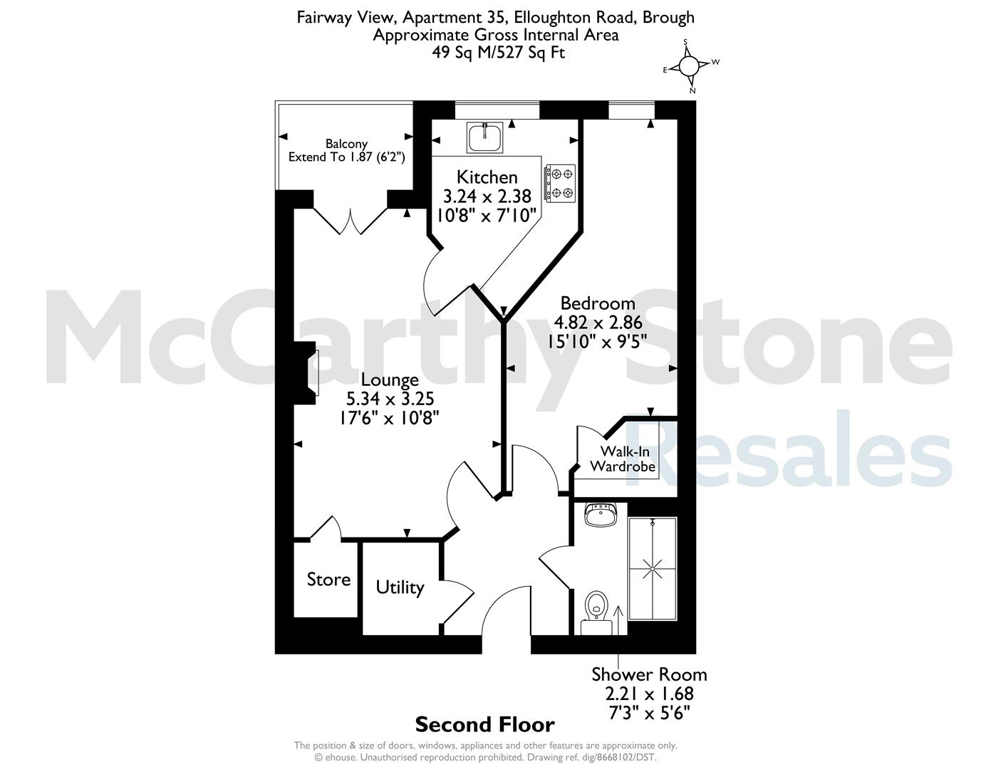 35 Fairway View, Elloughton Road, Brough floorplan
