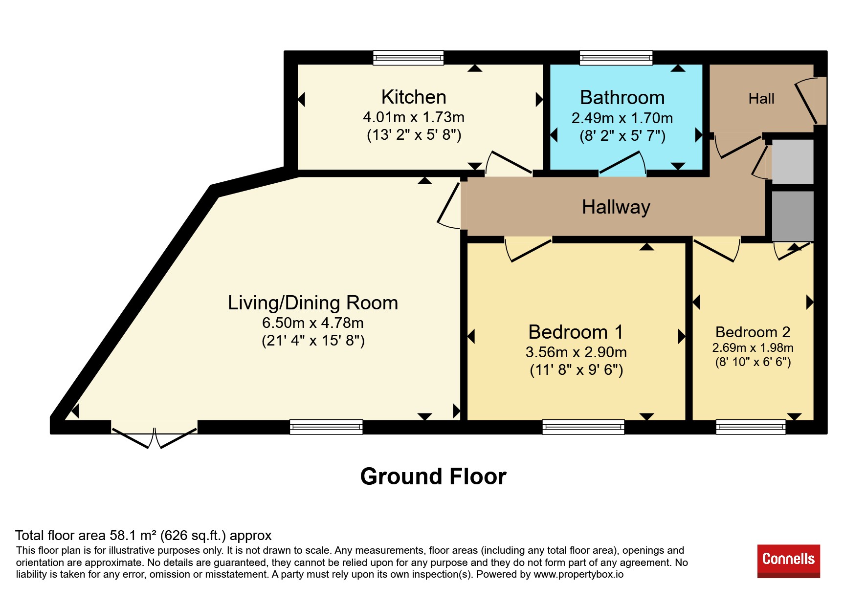 5, Barclay House, Filey Court, Corby floorplan