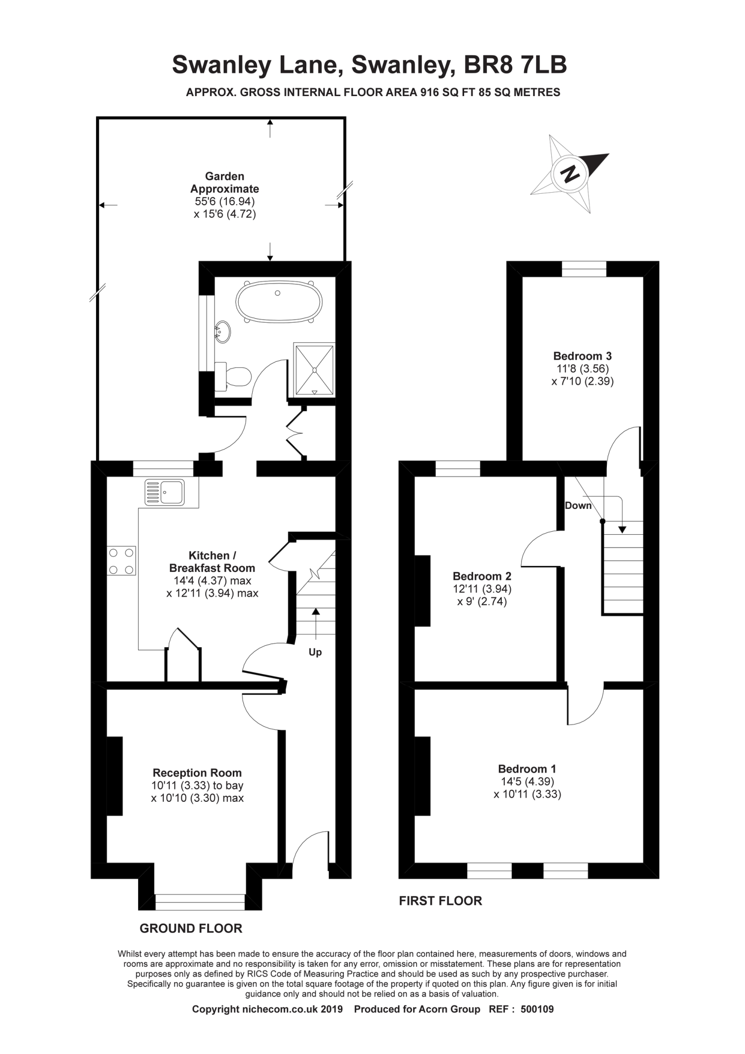 163, Swanley Lane, Kent floorplan