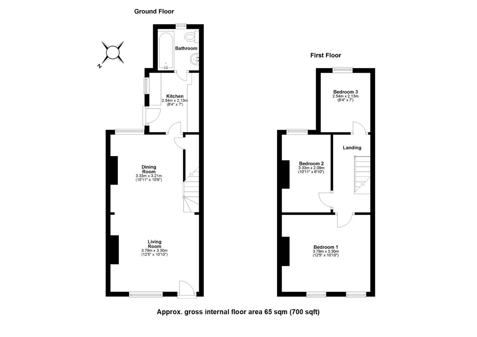 80, Oxford Road floorplan