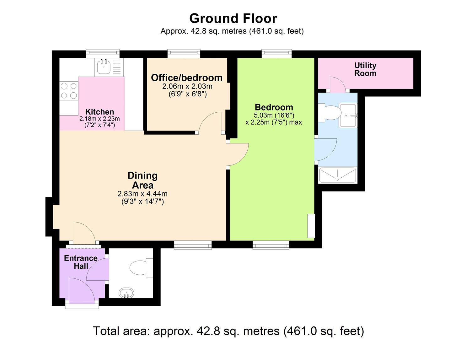 Flat 12, Linton Court, Bromyard floorplan