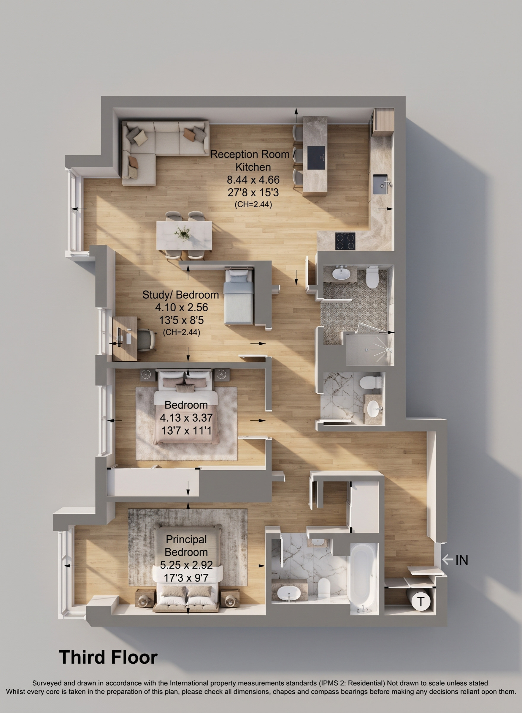 Apartment 03.04 Fitzrovia Apartments,, 50 Bolsover Street, London floorplan