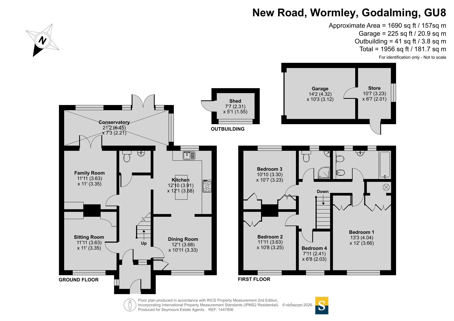 Lavender Cottage,, New Road, Godalming floorplan