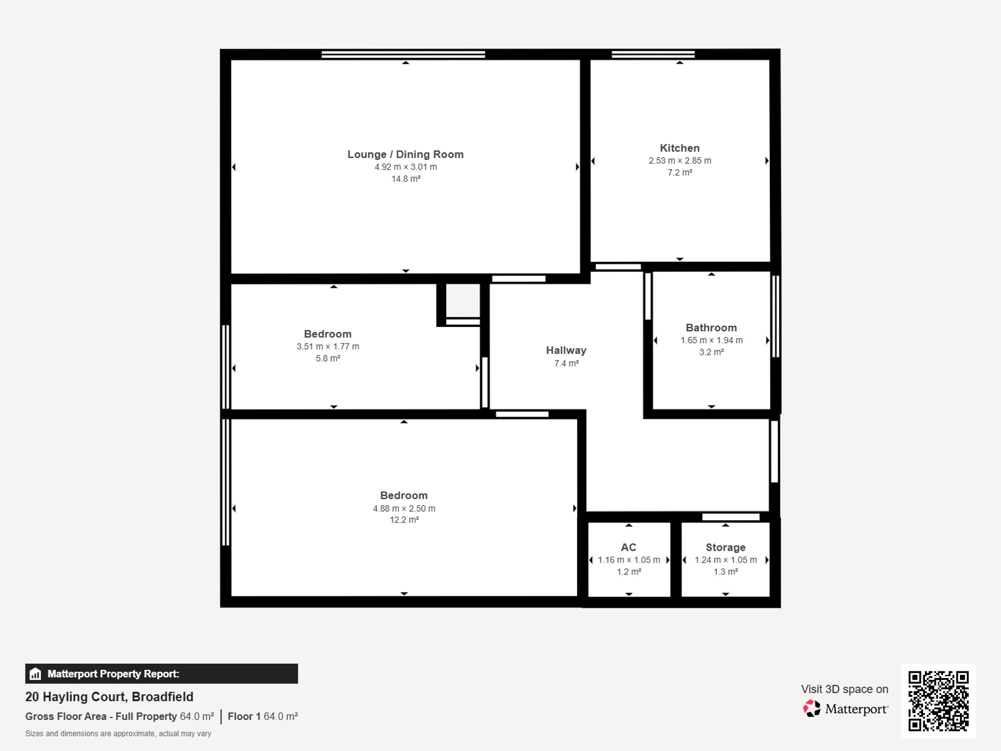 20 Hayling Court, Crawley floorplan