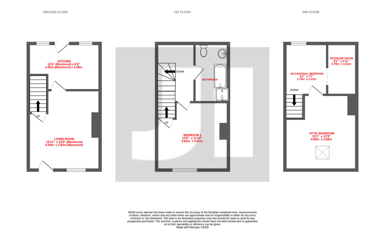 23, Mexborough Road, Bradford floorplan