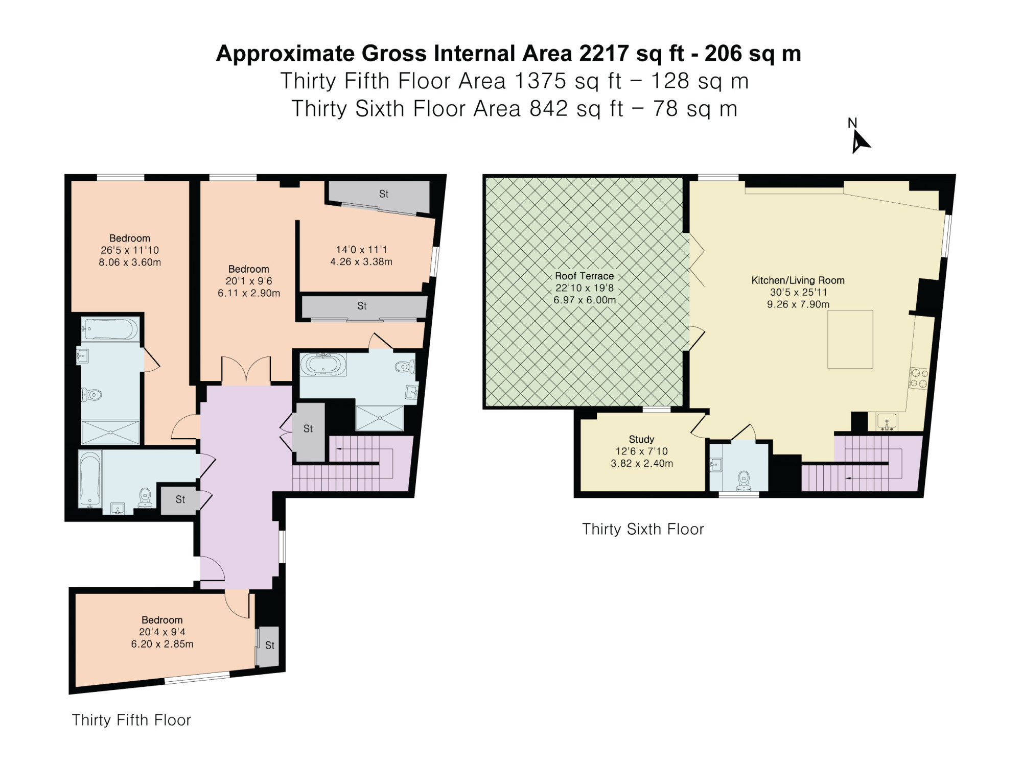 Flat 230 Gladwin Tower,, 50 Wandsworth Road, London floorplan