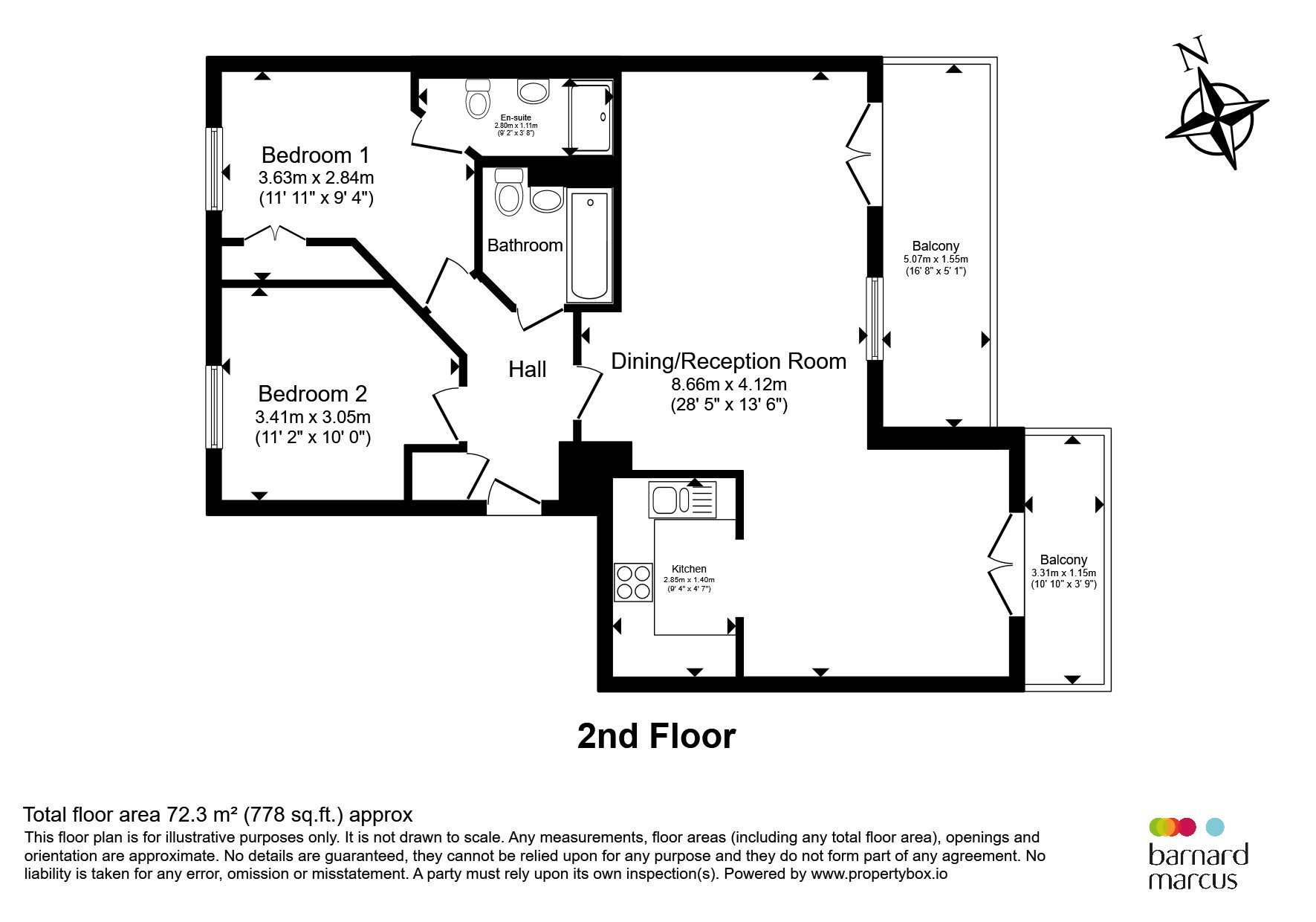Flat 10, Harkness Court, Cleeve Way, Sutton floorplan