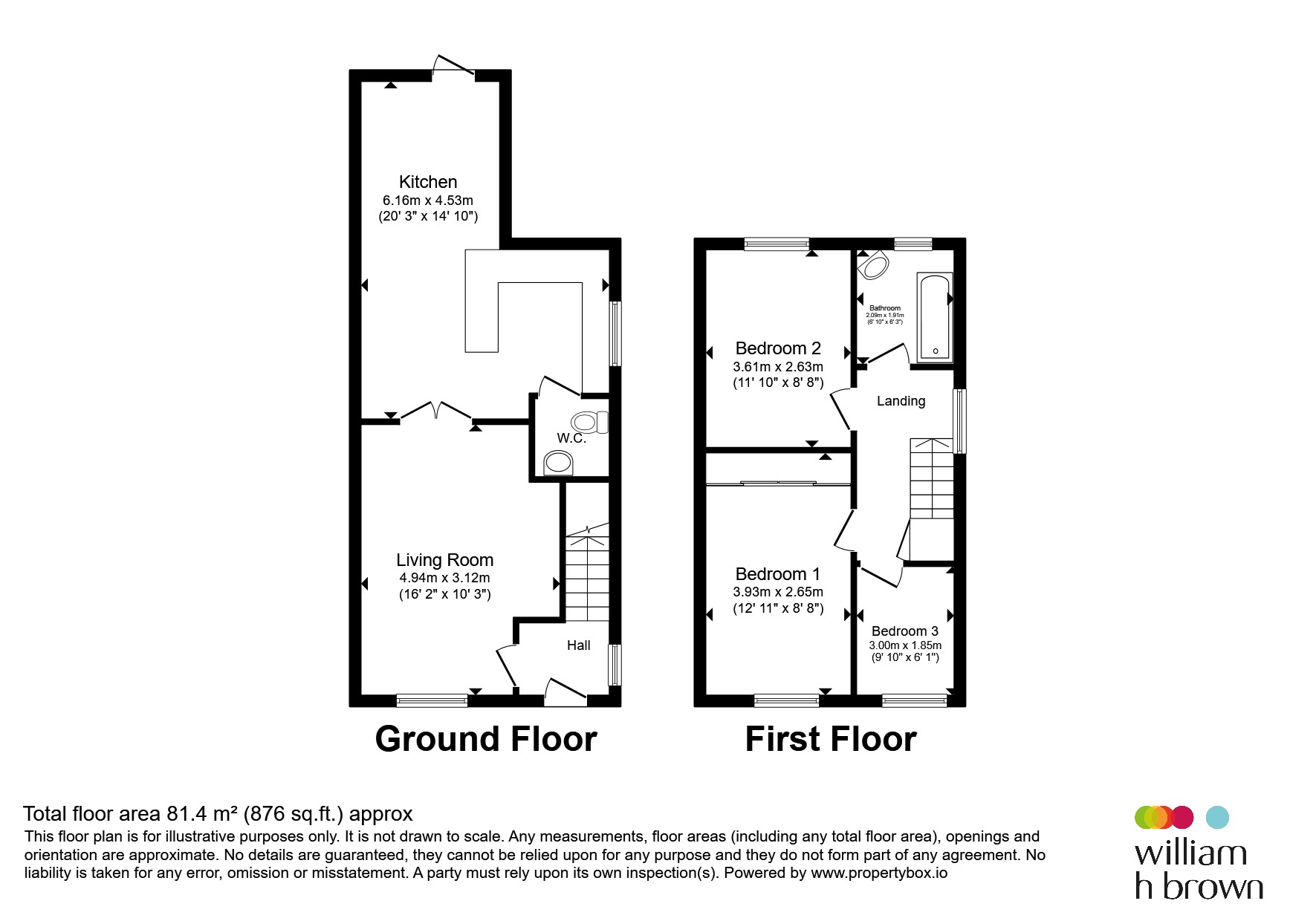 13, Elm Road, DEWSBURY floorplan