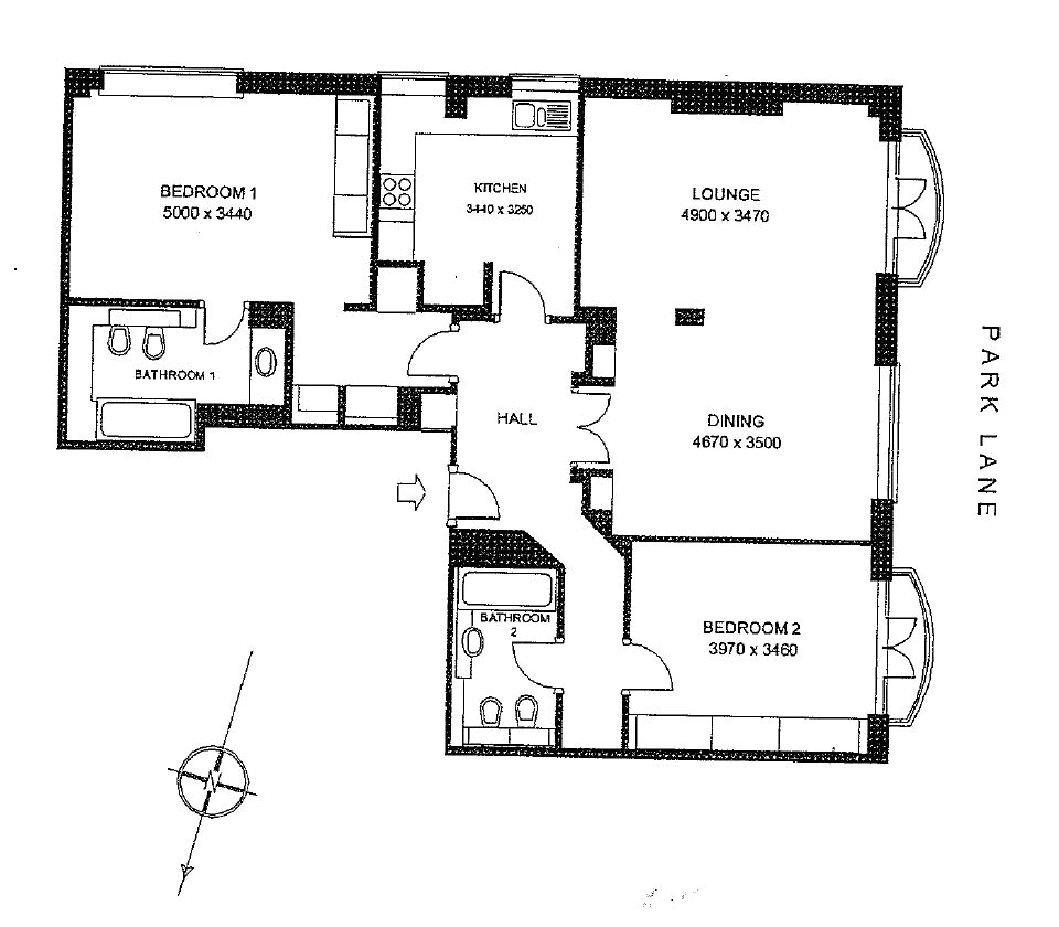 2 Bedrooms Flat to rent in Park Lane, Mayfair, London W1K