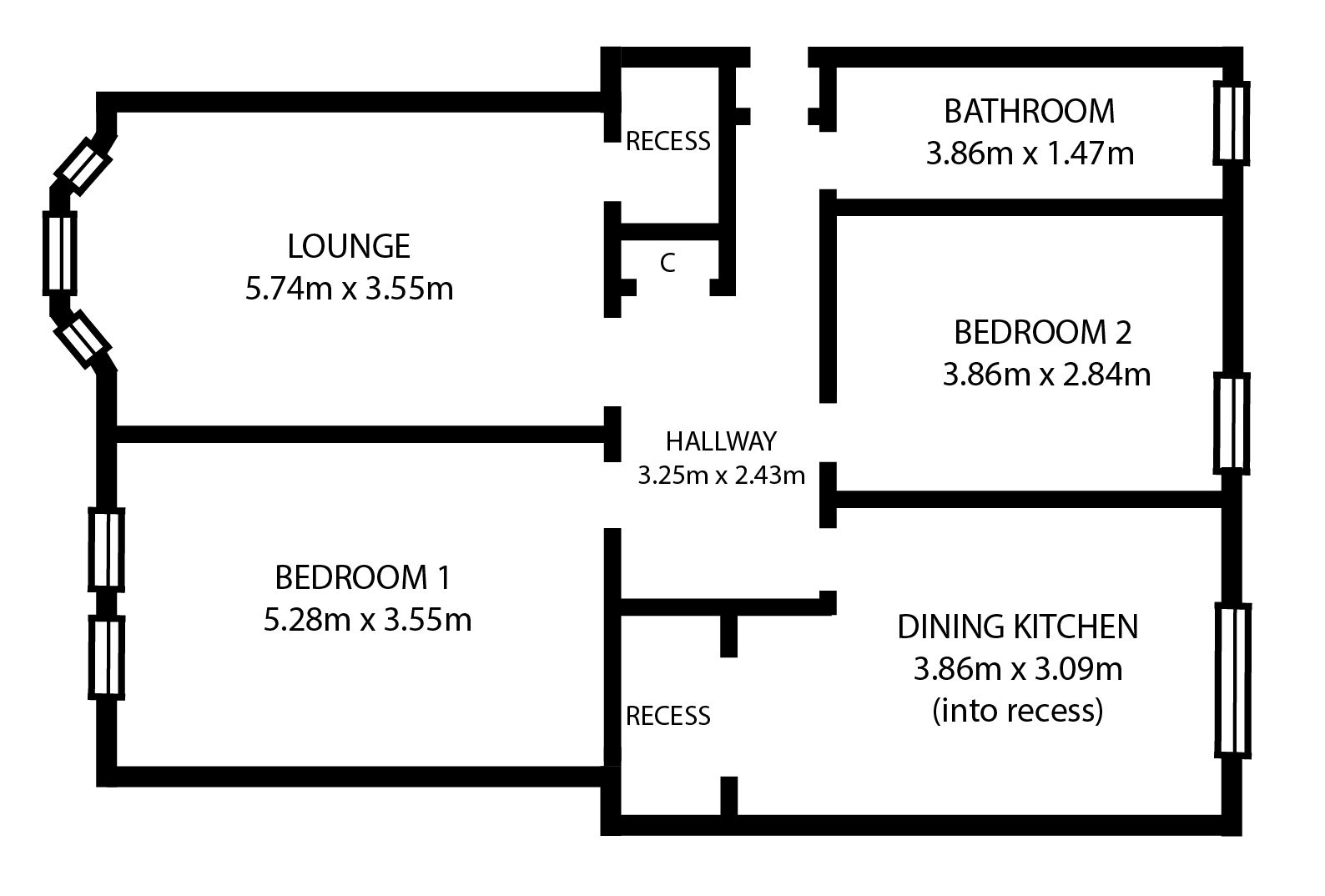 2 Bedrooms Flat for sale in Flat 3/1, 49 Park Road, Woodlands, Glasgow. G4