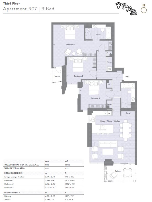 3 Bedrooms Flat for sale in Paddington Gardens, London W2