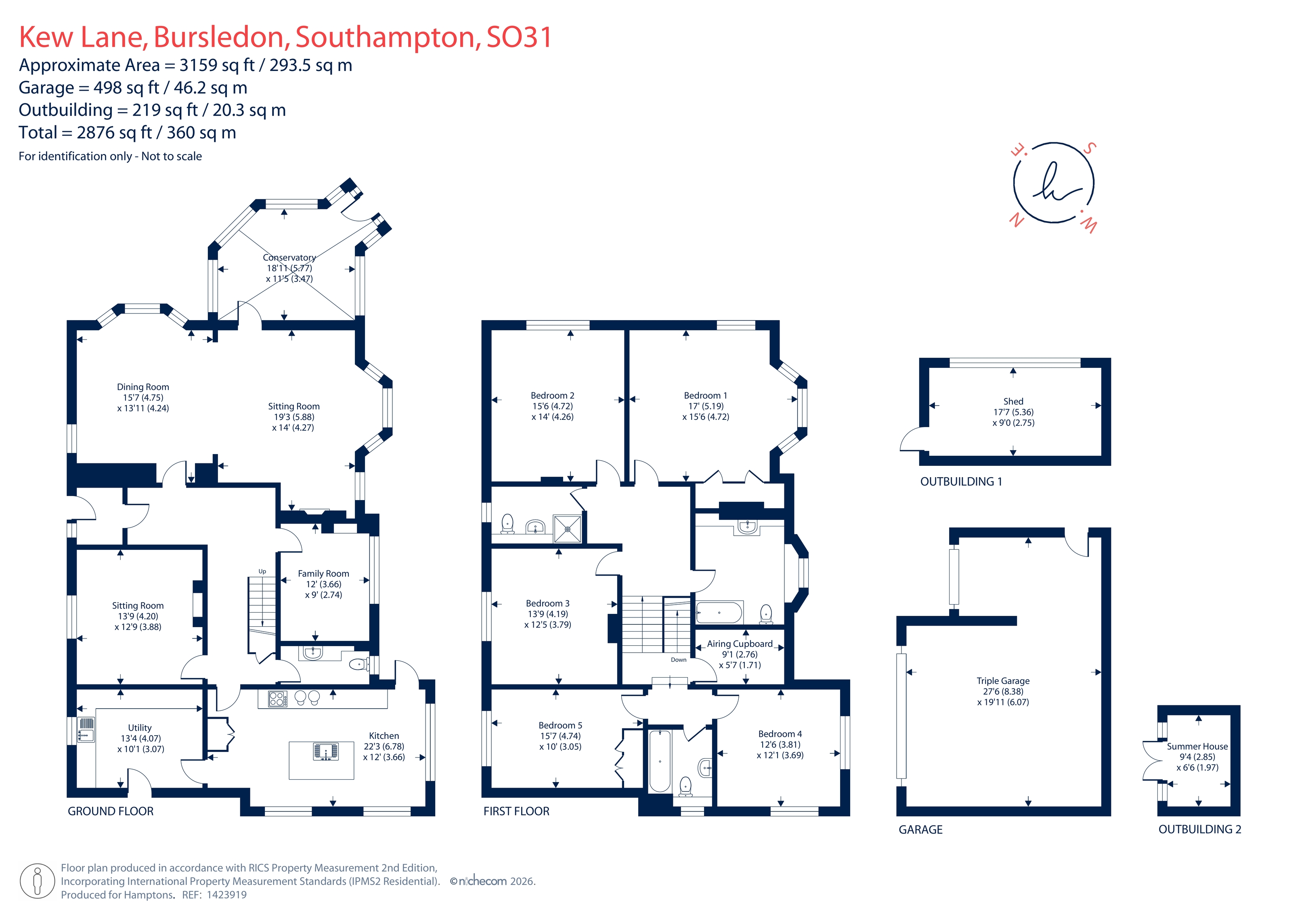 Bondfield House, Kew Lane, Bursledon floorplan