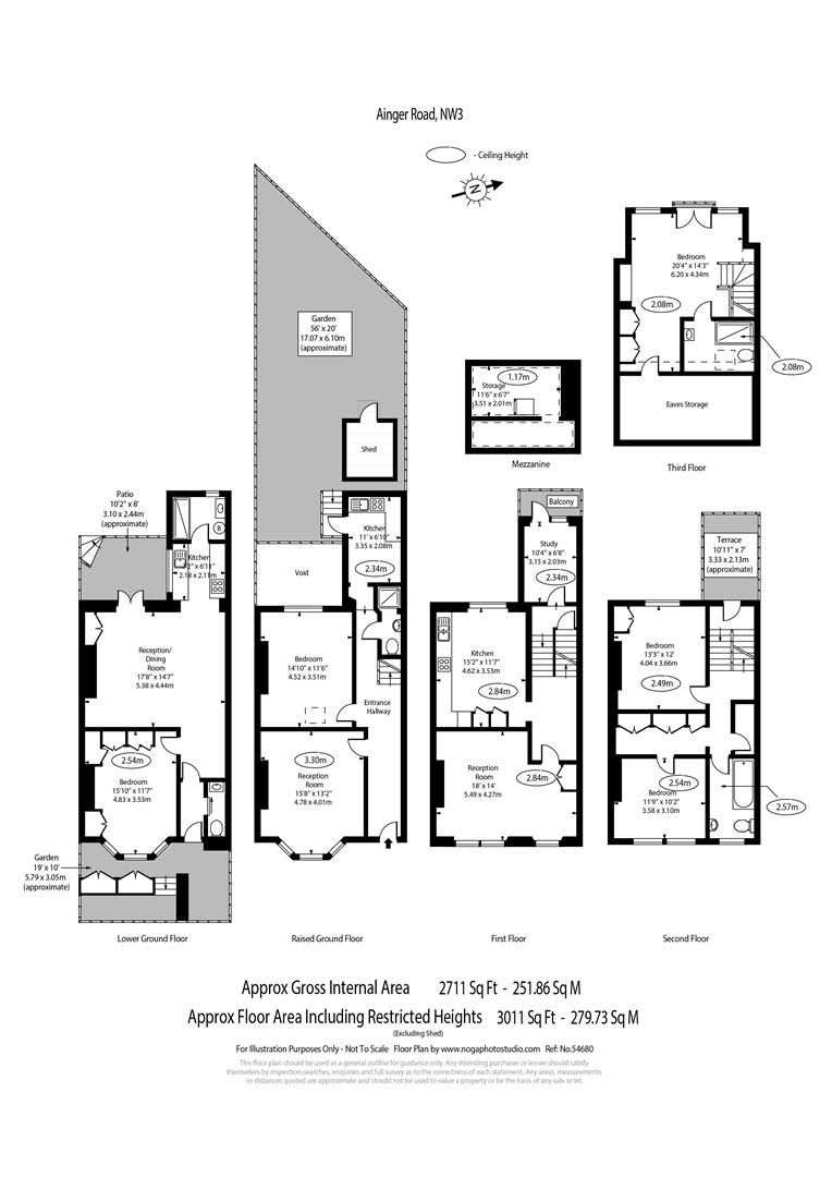 55, Ainger Road, London floorplan