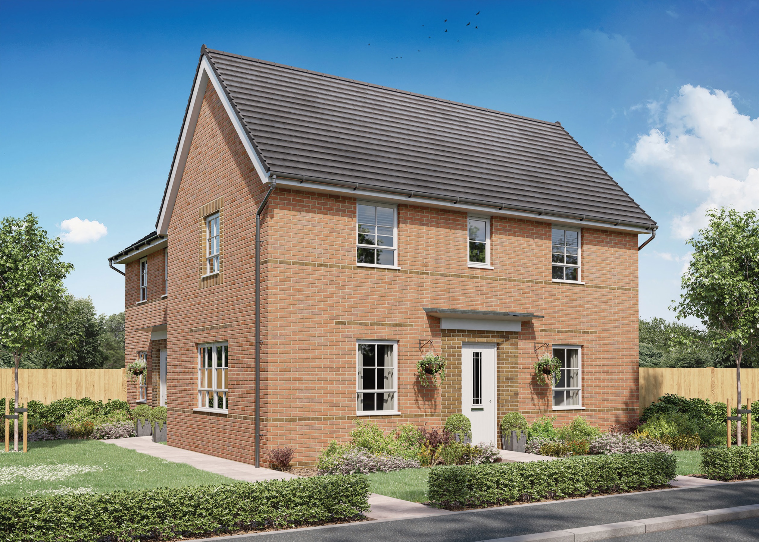 Property 1 of 9. CGI Exterior View Of Our 3 Bed Moresby Home
