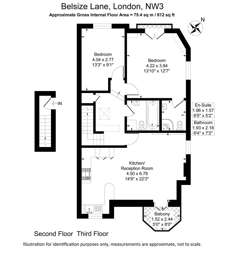 Belsize Lane, London floorplan
