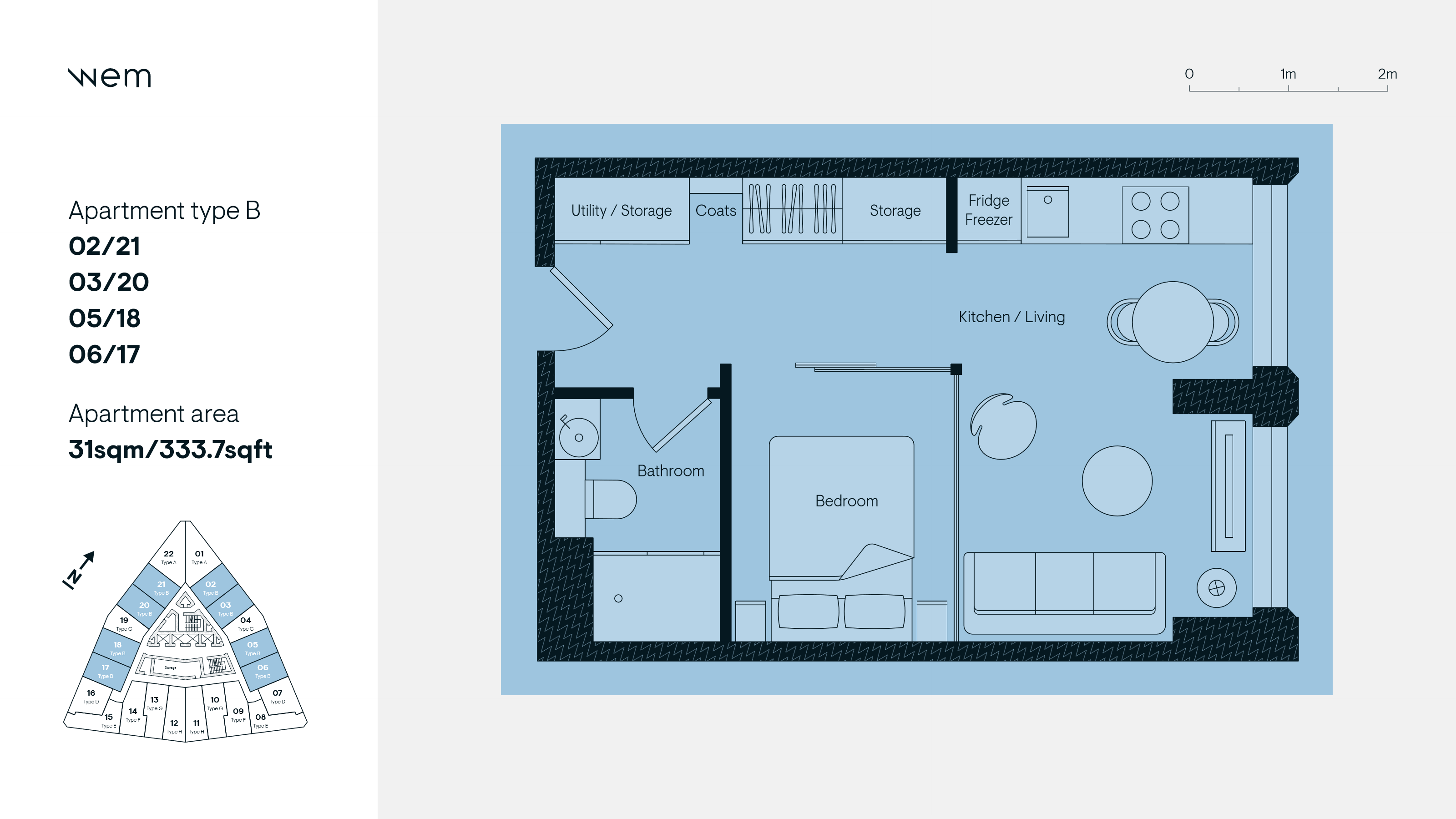 WEM Tower, 1 Harrow Road, Wembley, HA9 6DE, London floorplan