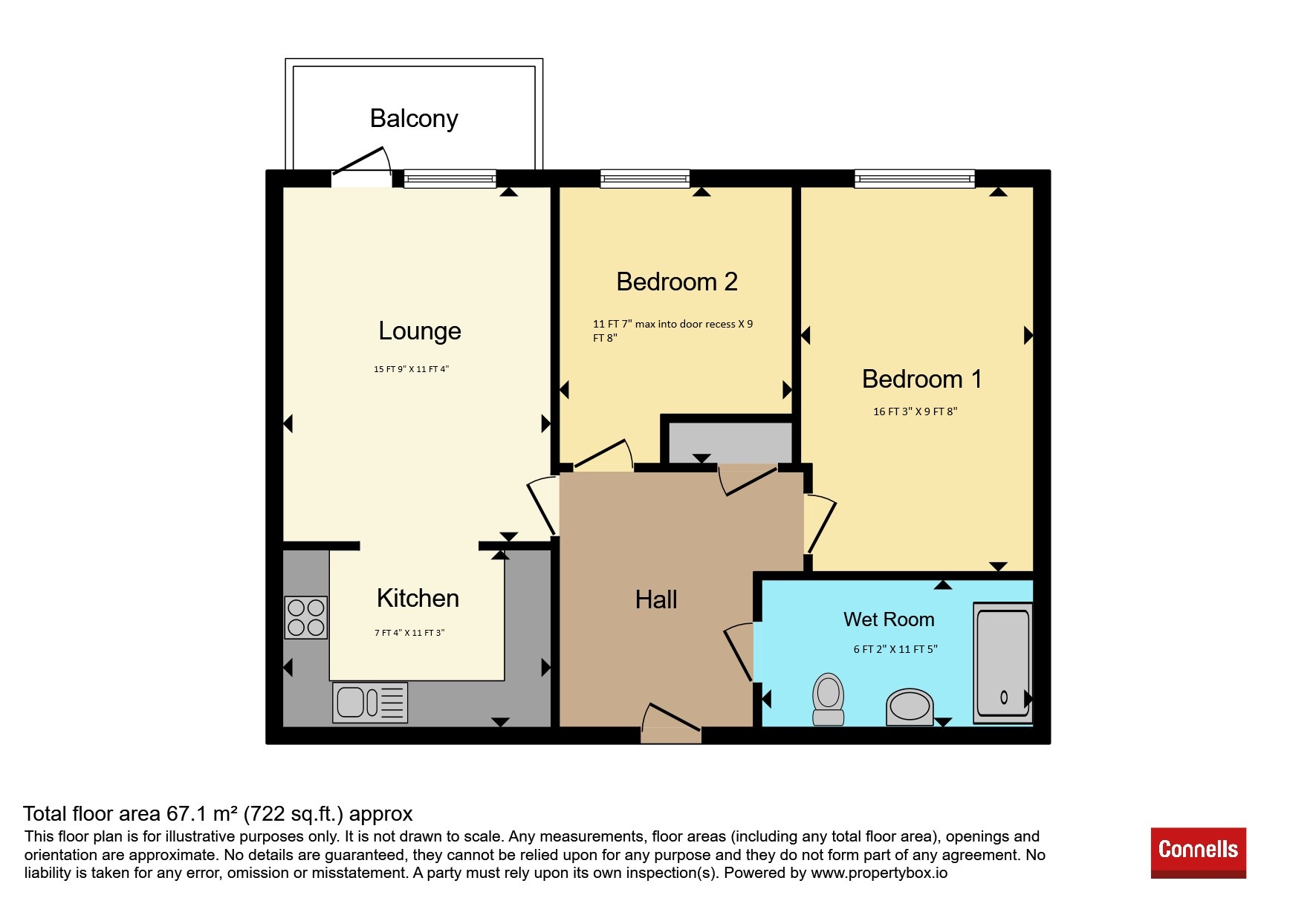 165, Queensway Court, Queensway, LEAMINGTON SPA floorplan