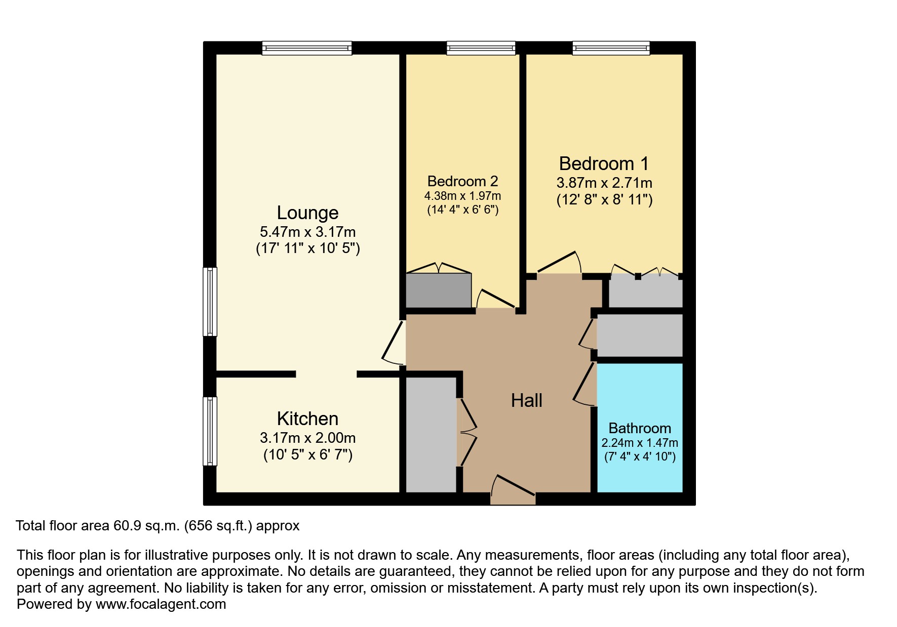 48, Barkers Court, Sittingbourne floorplan