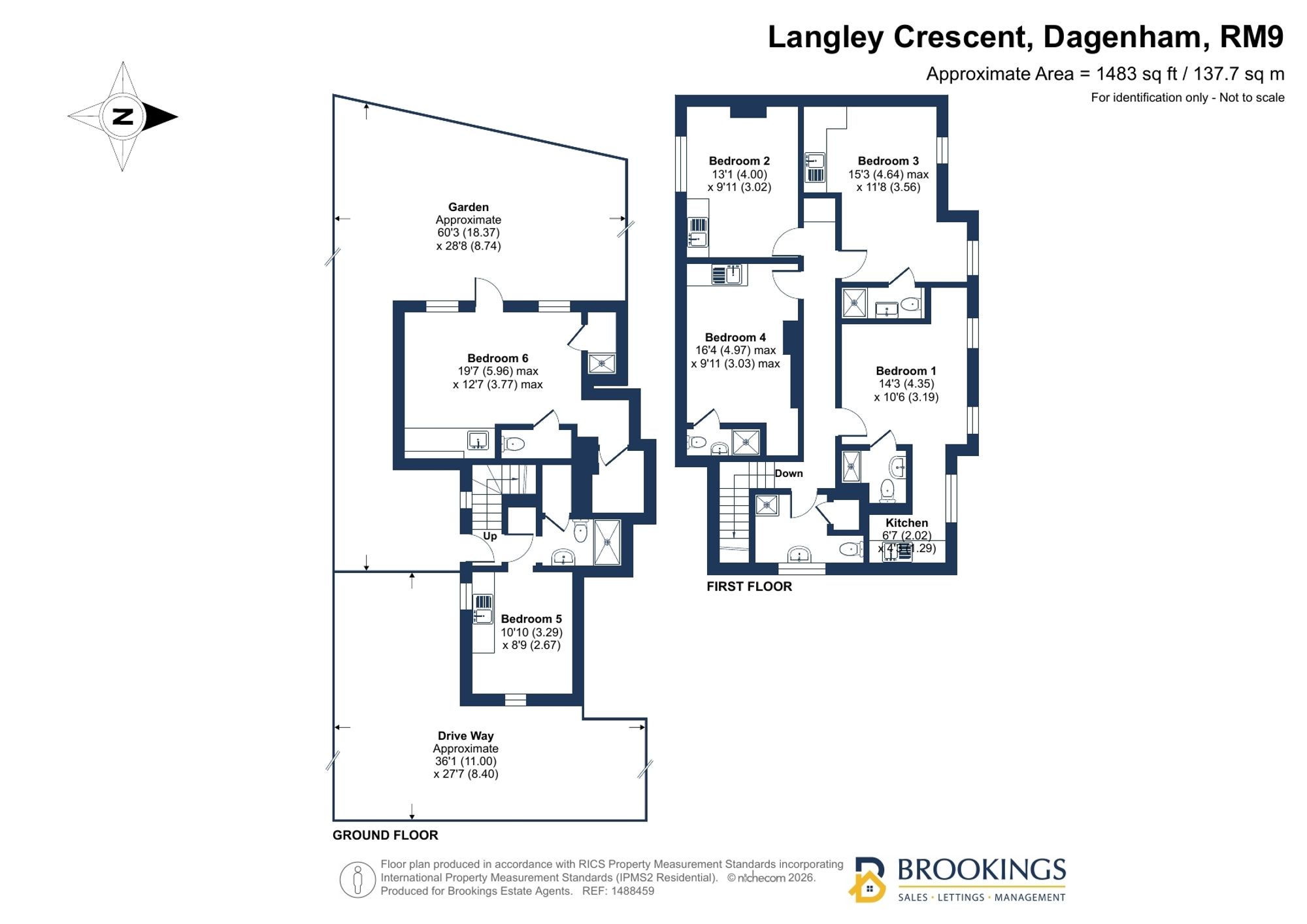 67-69 Langley Crescent, Dagenham floorplan