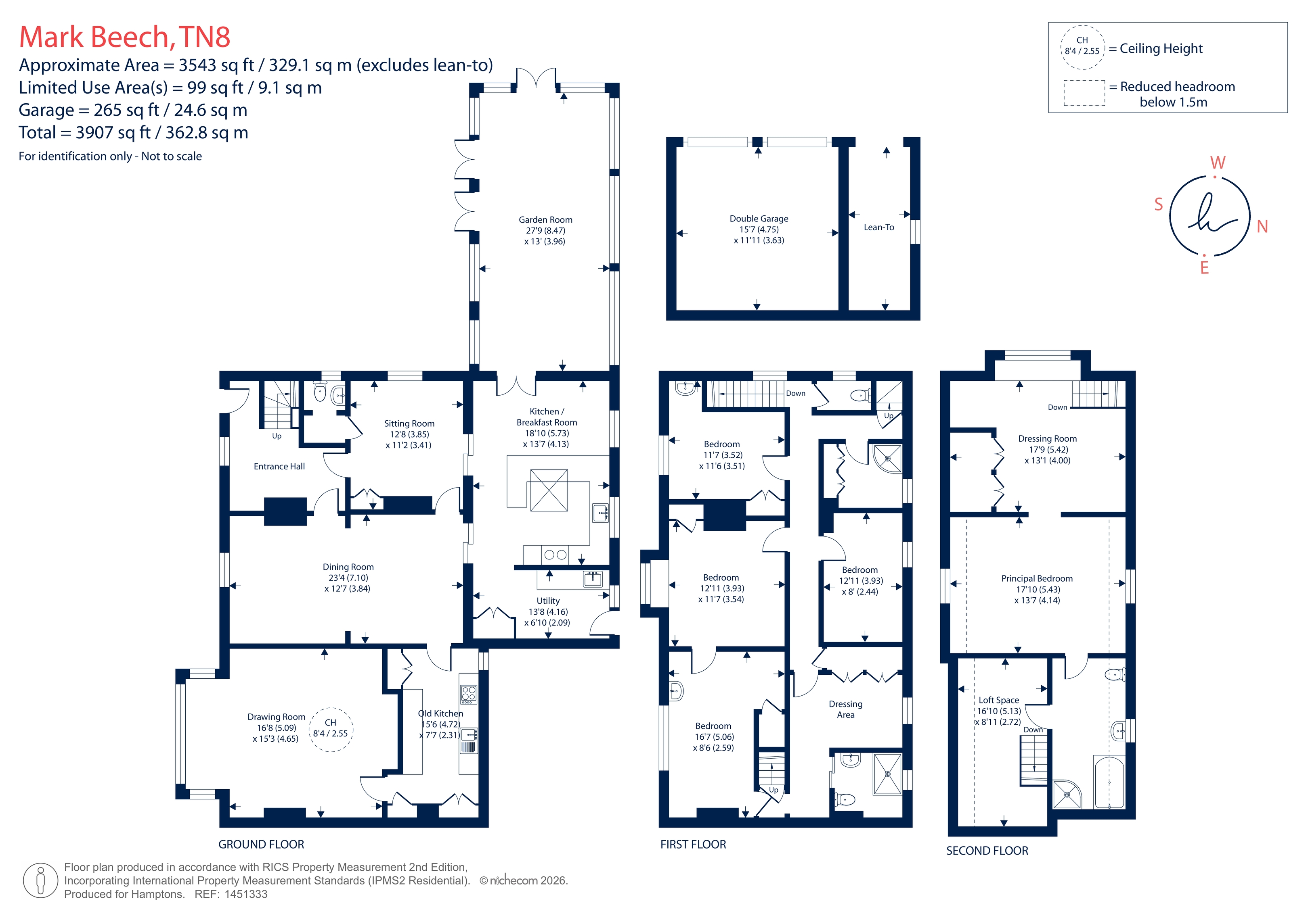 High Buckhurst Cottage, Mark Beech, Mark Beech floorplan