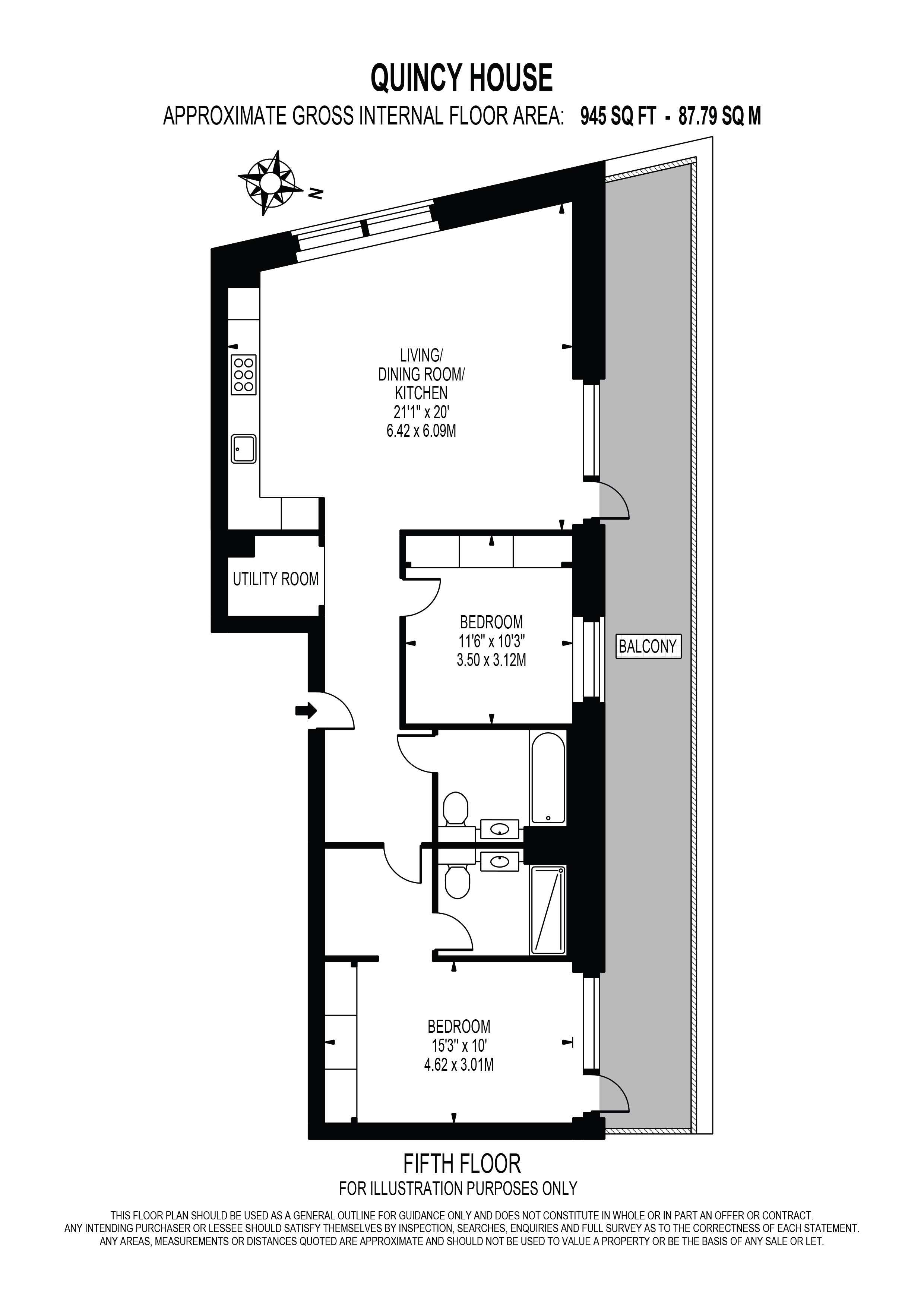 E.A.05.02 Quincy House, The Brentford Project, Brentford floorplan