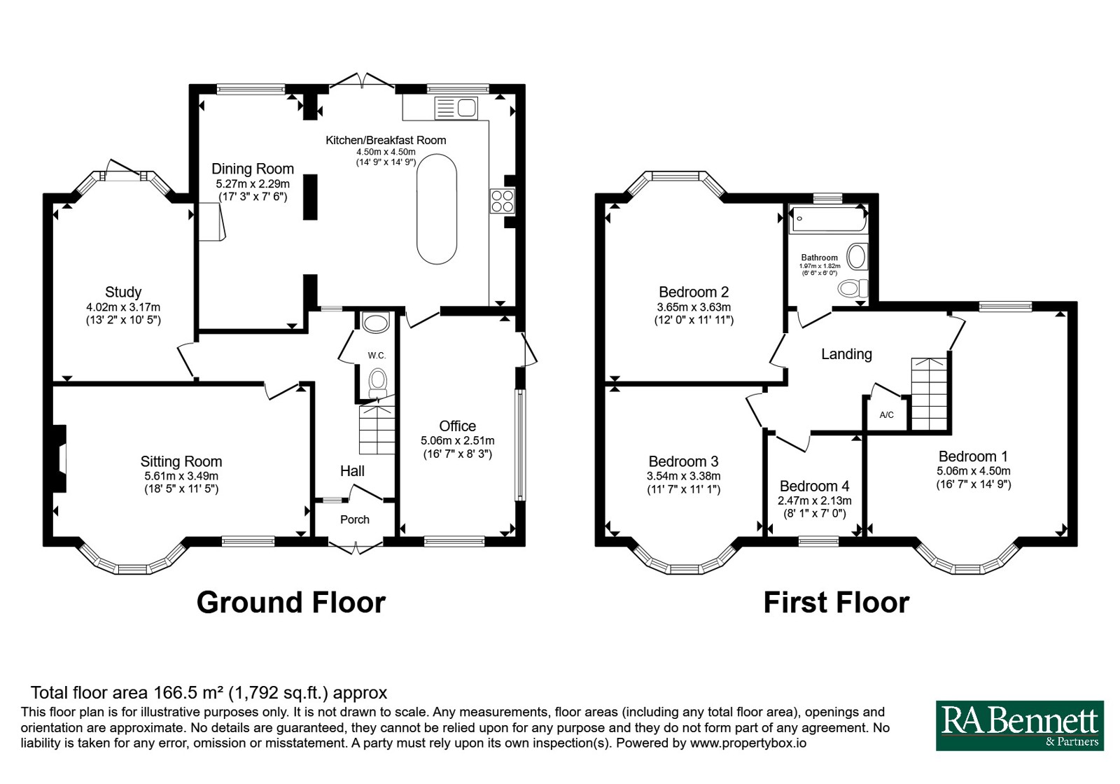 Ashleigh,, Evesham Road, Worcestershire floorplan