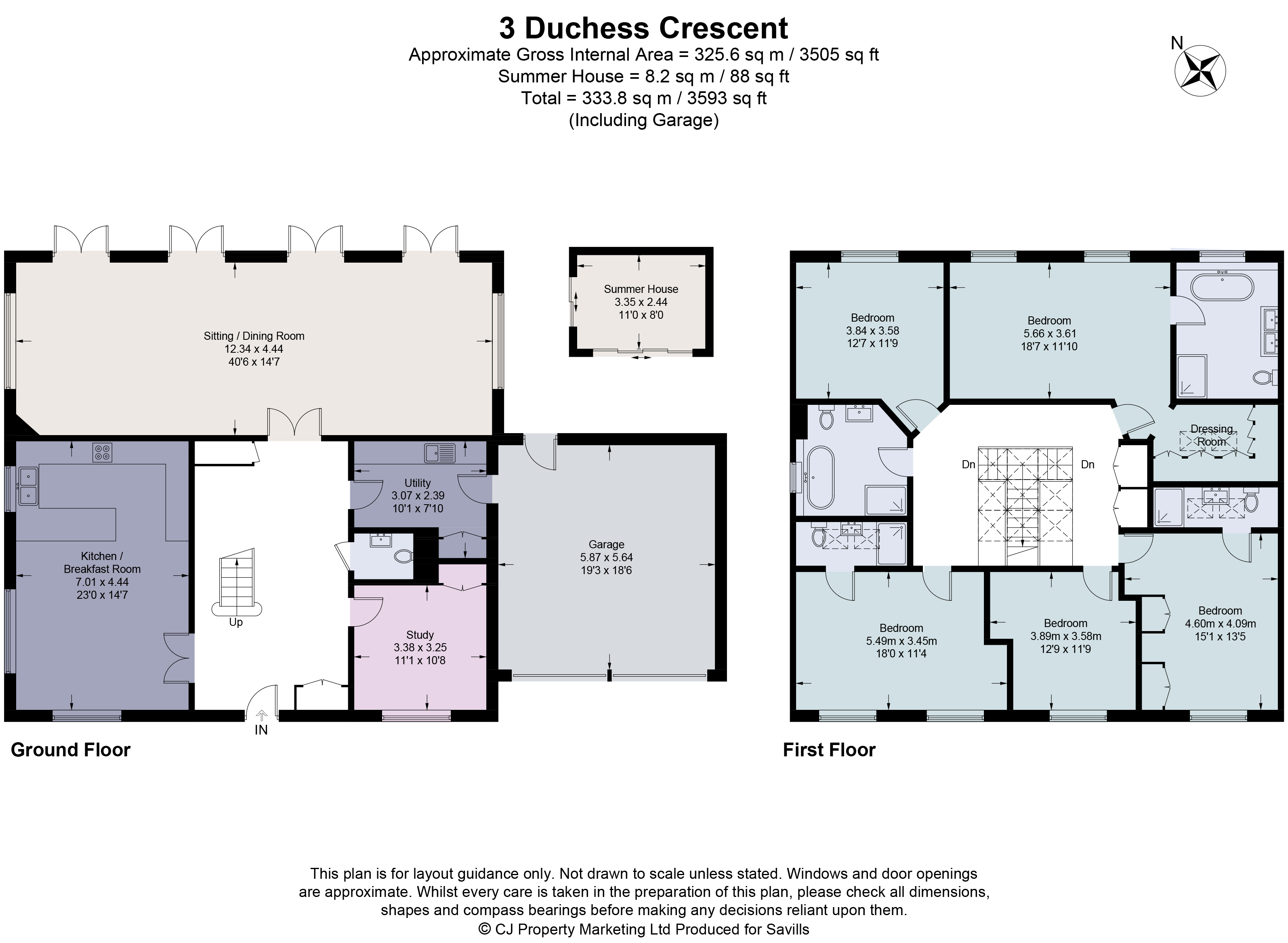3, Duchess Crescent, Middlesex floorplan