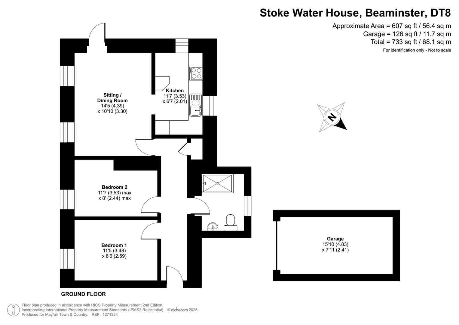 19, Stoke Water House, Beaminster floorplan