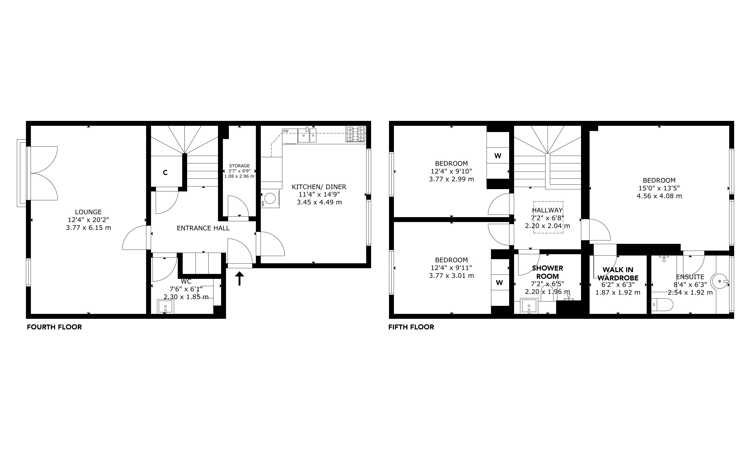 10/7, McDonald Road, Edinburgh floorplan