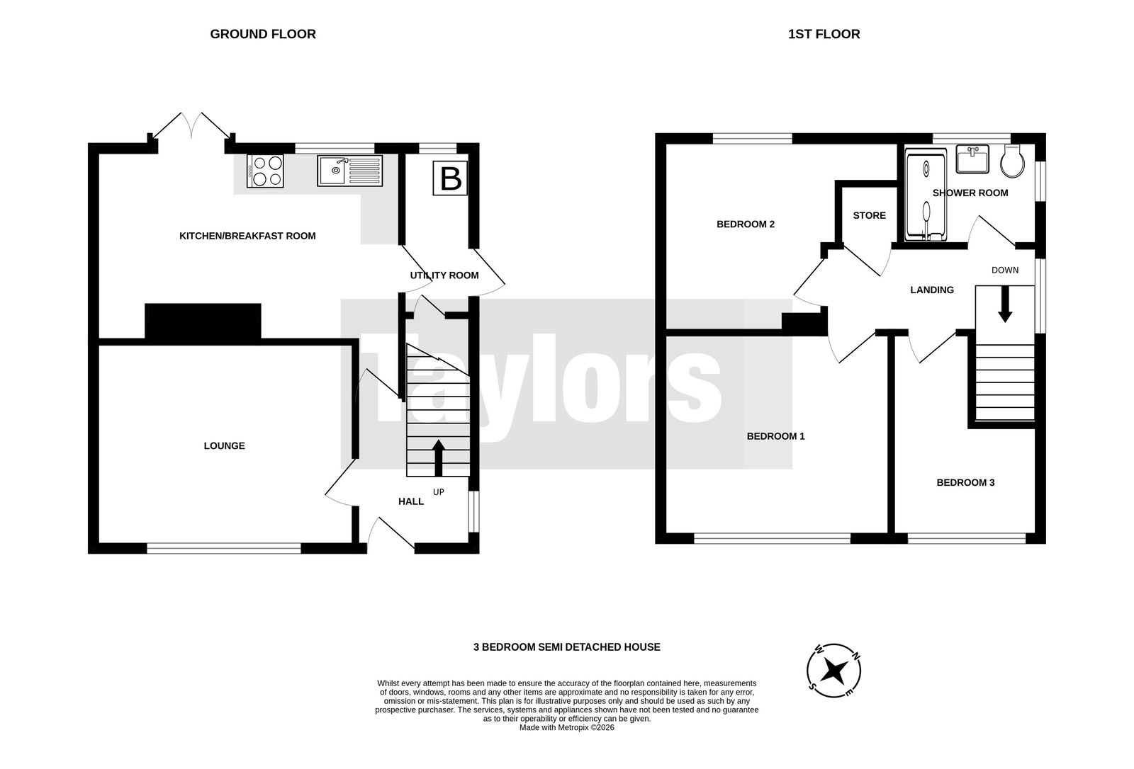 176, Kingsway, Stourbridge floorplan