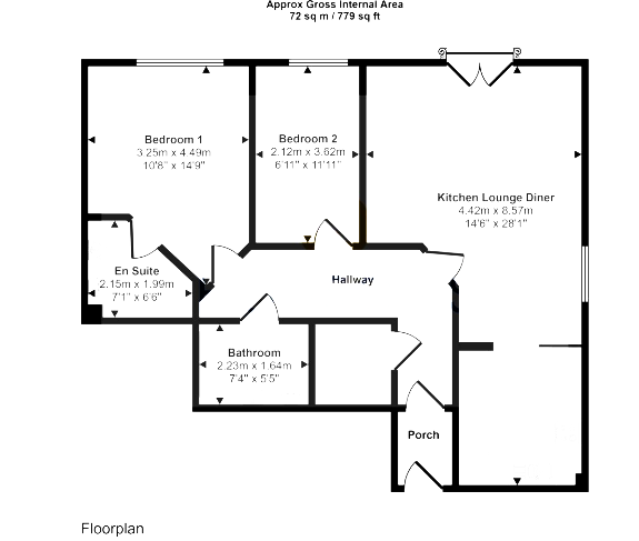 10 Rivermead Court, Rivermead Court, Wakefield floorplan