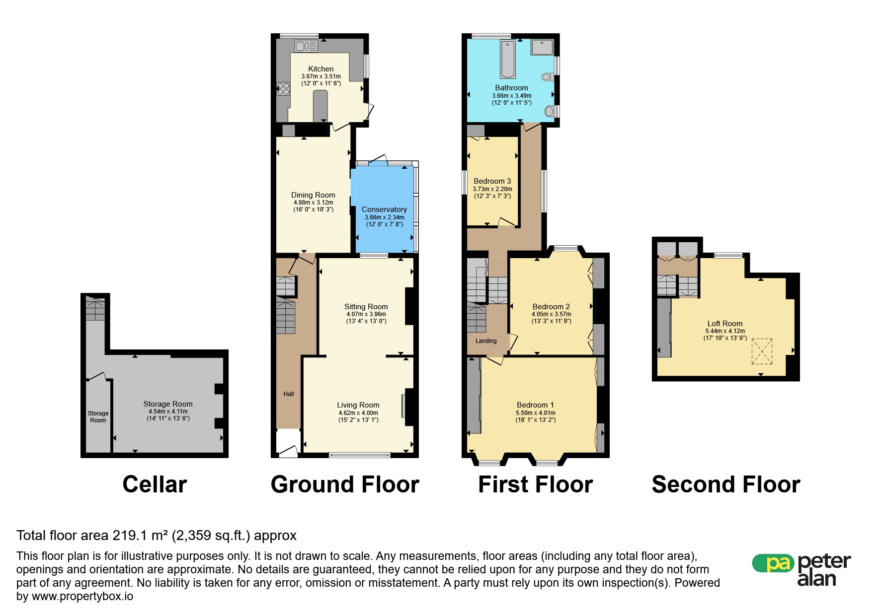 281, Cowbridge Road East, Cardiff floorplan