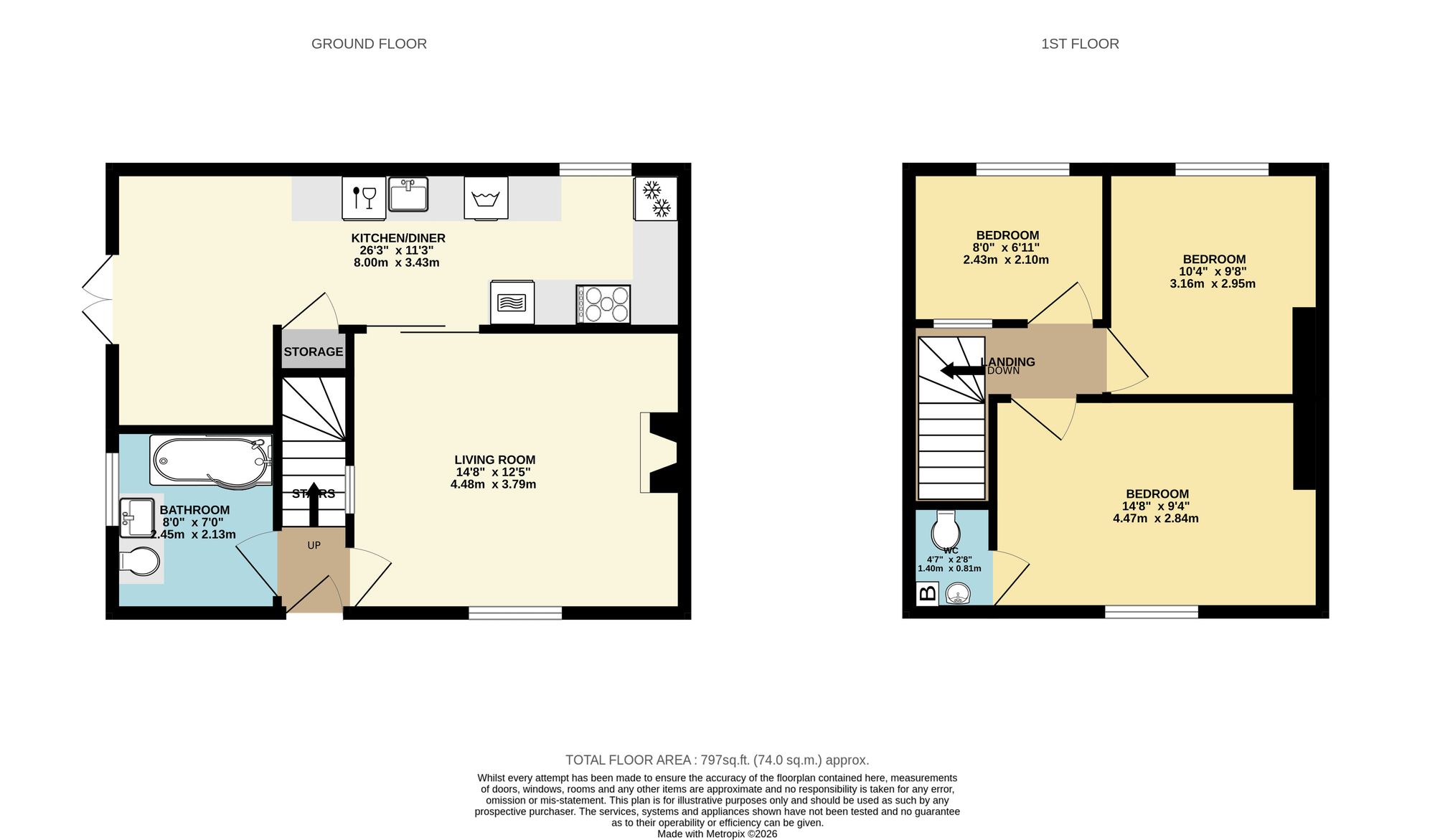 4 Great Western Cottages, Blackwood floorplan
