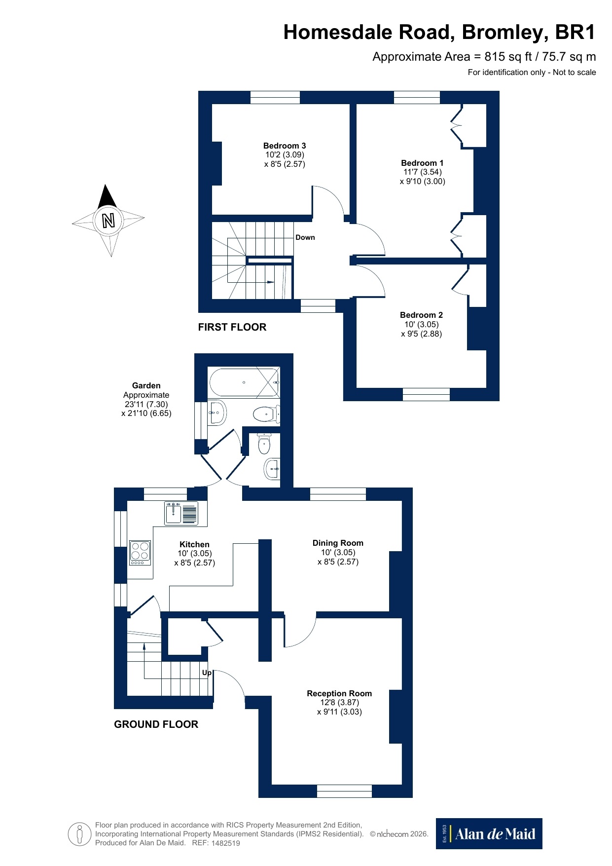 153, Homesdale Road, Bromley floorplan