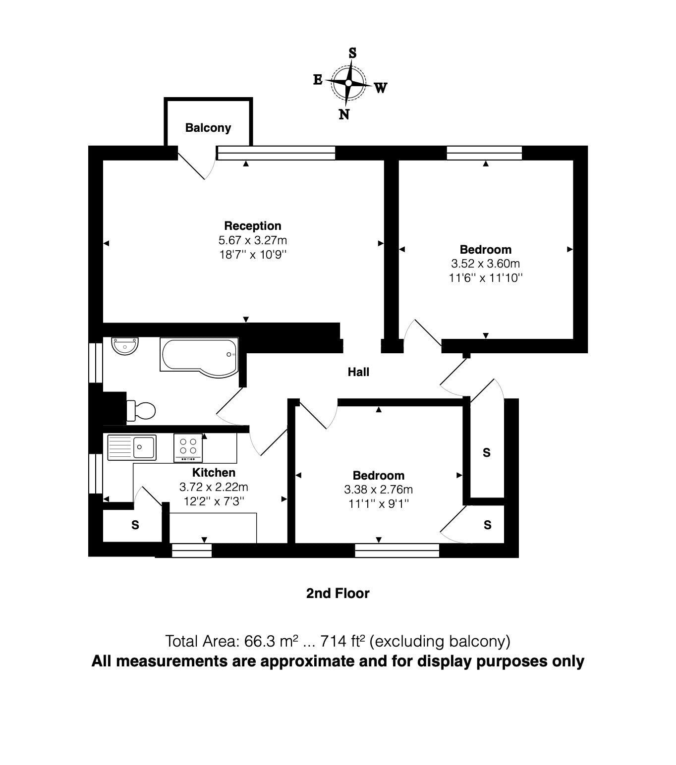 Cross Road, London floorplan