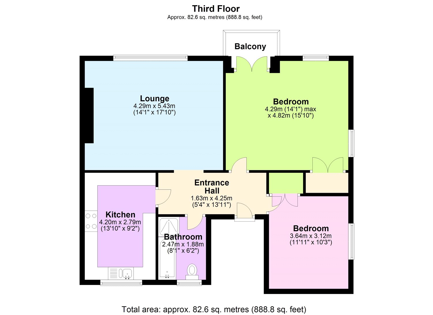 2 Bedrooms Flat to rent in Vogue Court, 107-109 Widmore Road, Bromley BR1