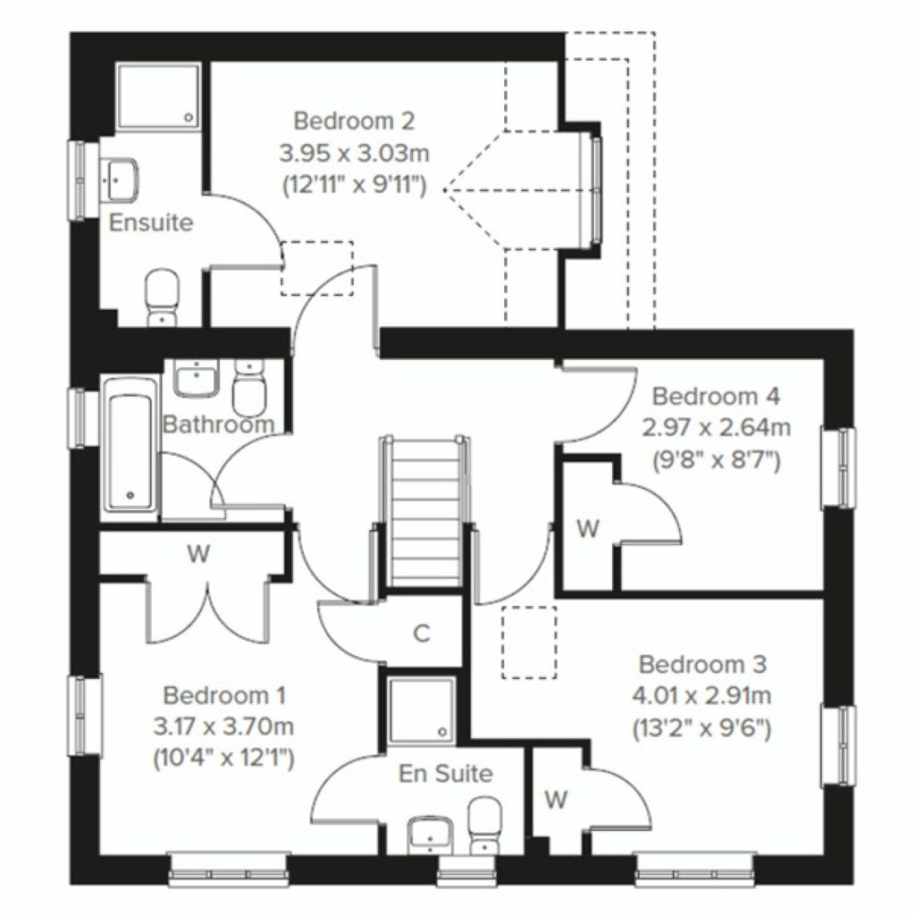 Plot 89, Farleigh Fields, Barnwood Dt, Farleigh Road, Bristol floorplan