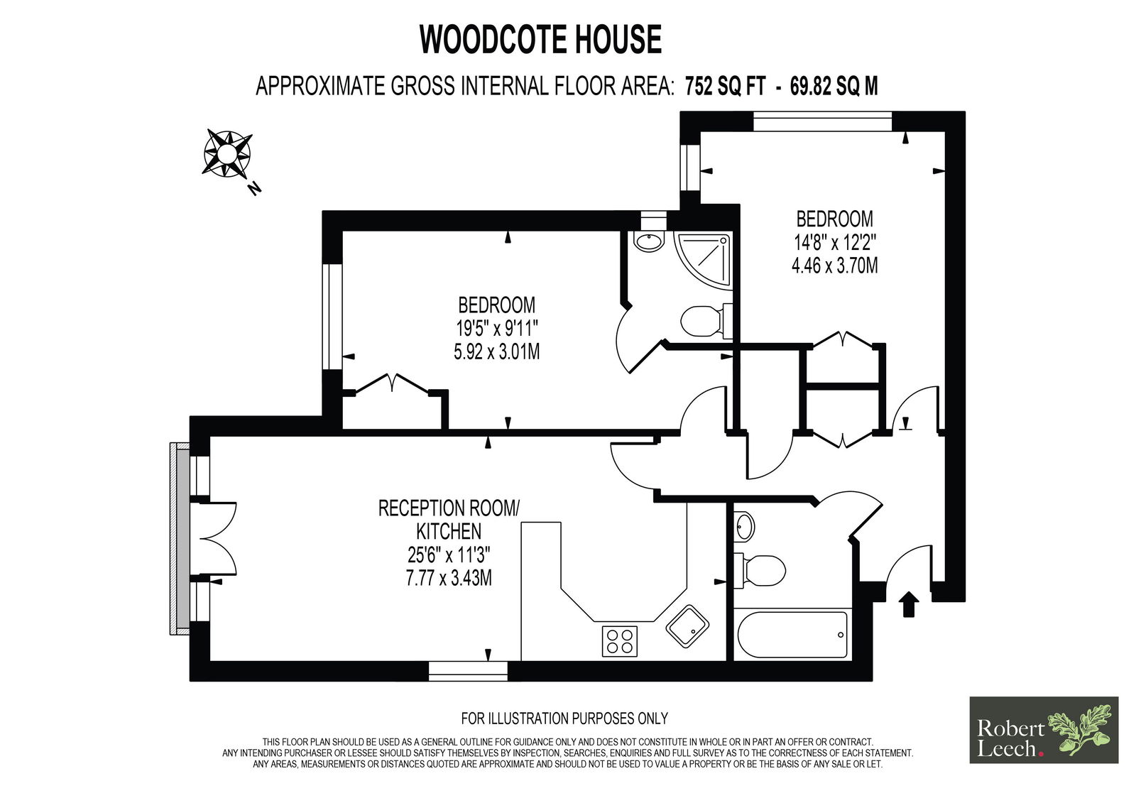 Woodcote House,Flat 4, Eastbourne Road, Godstone floorplan
