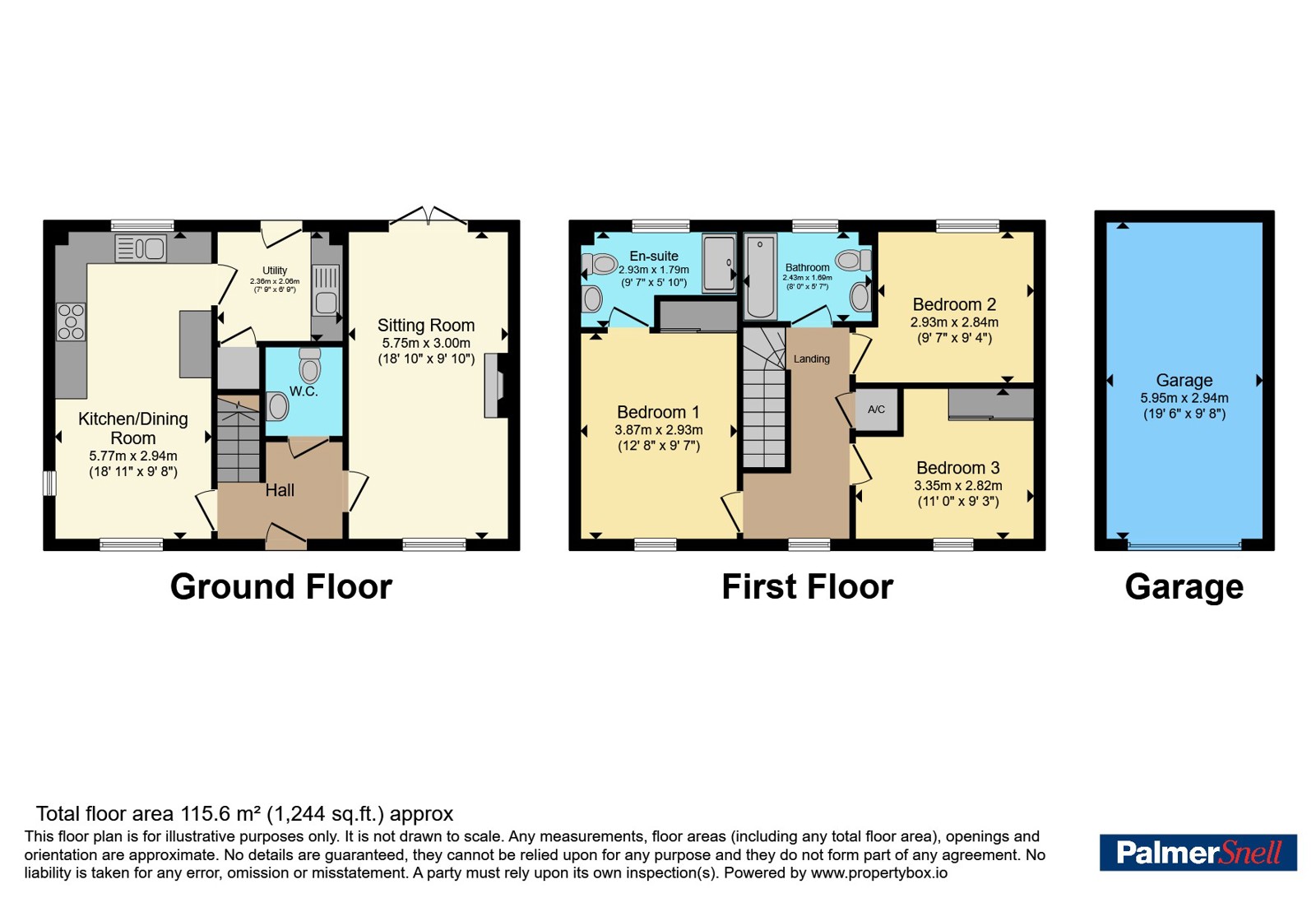 Lilly Lane, Weymouth floorplan